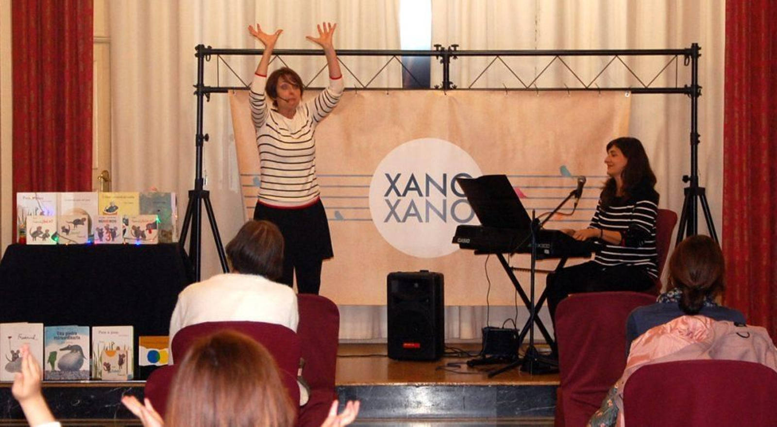 Imatge de l'espectacle 'Xano Xano', per donar la benvinguda als biblioparcs