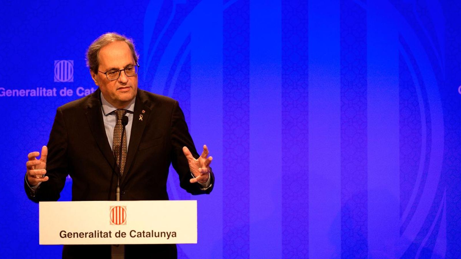 Imatge d'arxiu del president de la Generalitat de Catalunya, Quim Torra