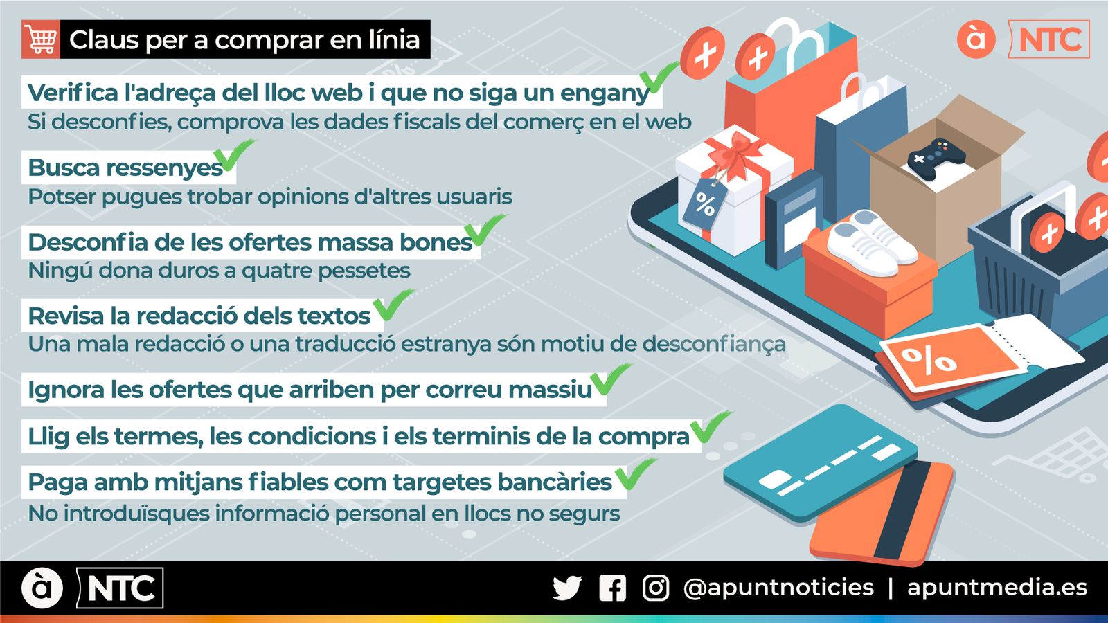 Les claus per a comprar en línia amb seguretat aquest Nadal