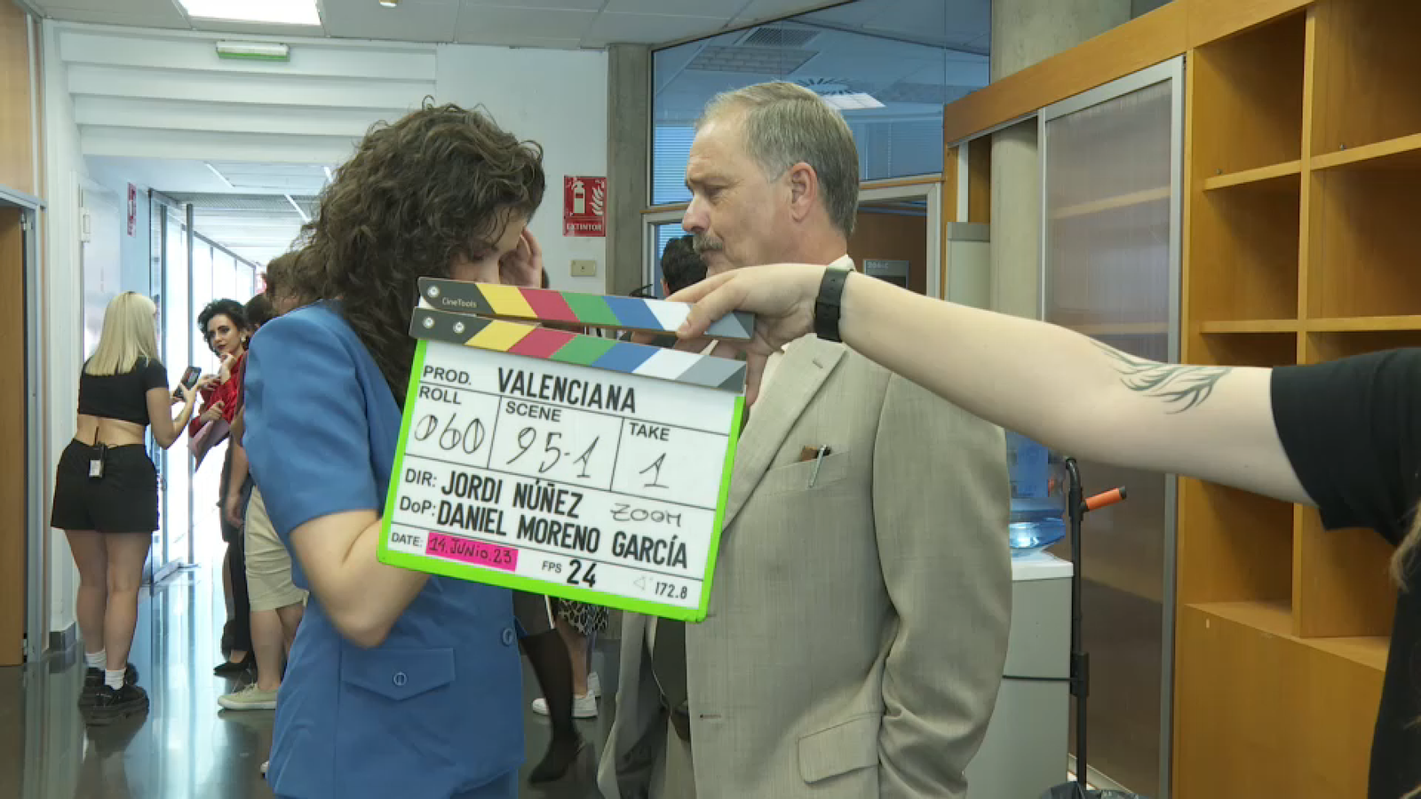 'Valenciana' ha transformat À Punt en un plató per a la gran pantalla per unes hores