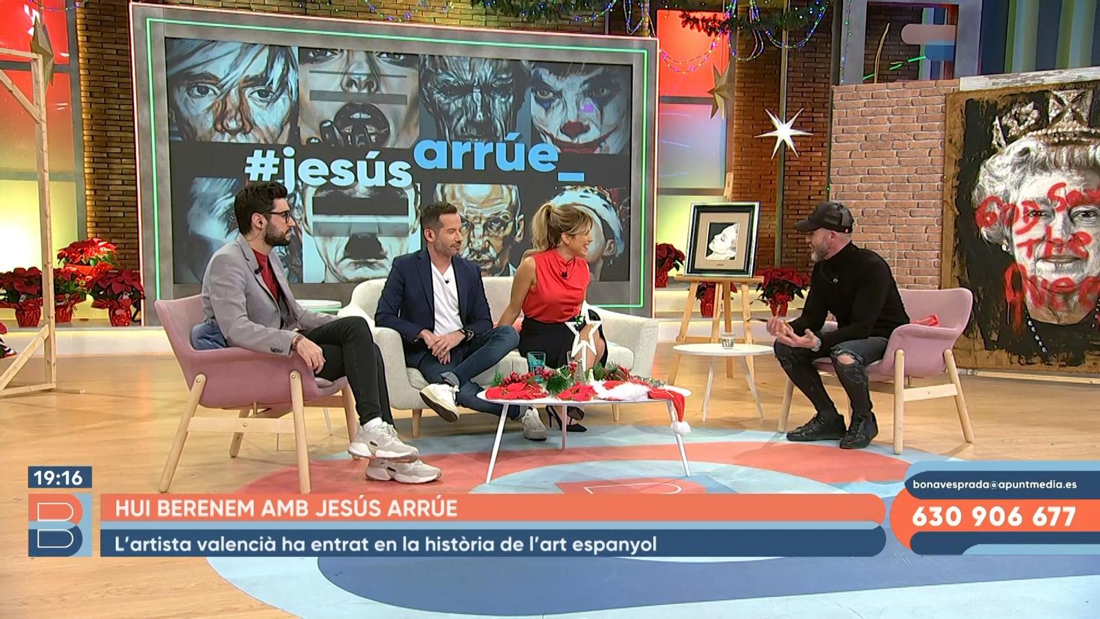 14.12.2022 | Berenem amb Jesús Arrúe, el pintor de Madonna