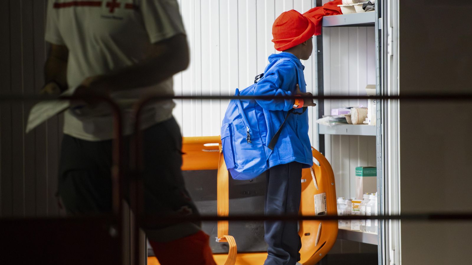 Un xiquet rescatat per una ONG de salvament marítim