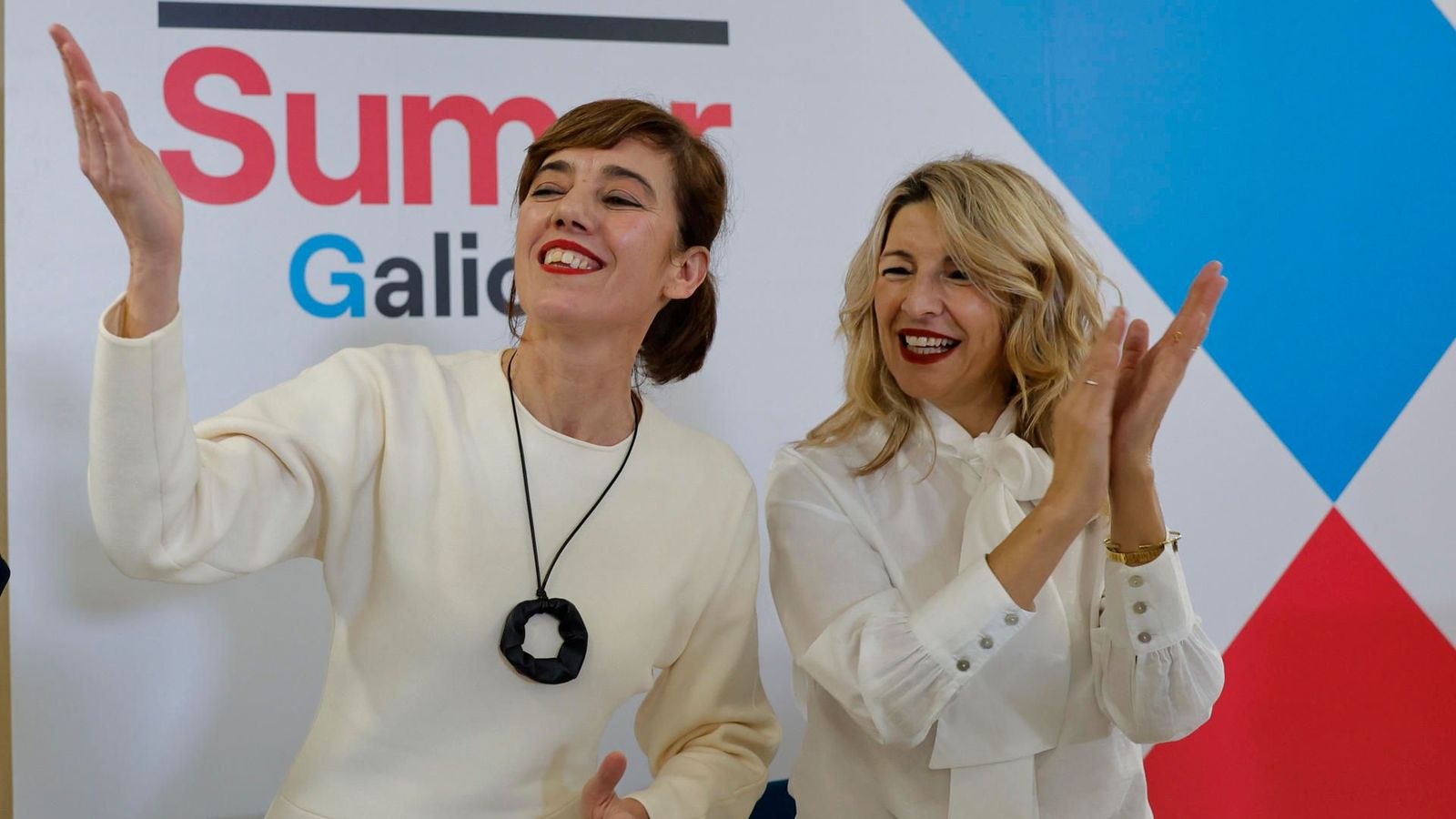 La líder de Sumar, Yolanda Díaz, presenta Marta Lois como a candidata a la presidència de la Xunta de Galícia