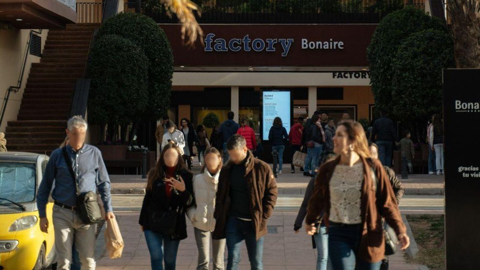 Una imatge de la zona comercial