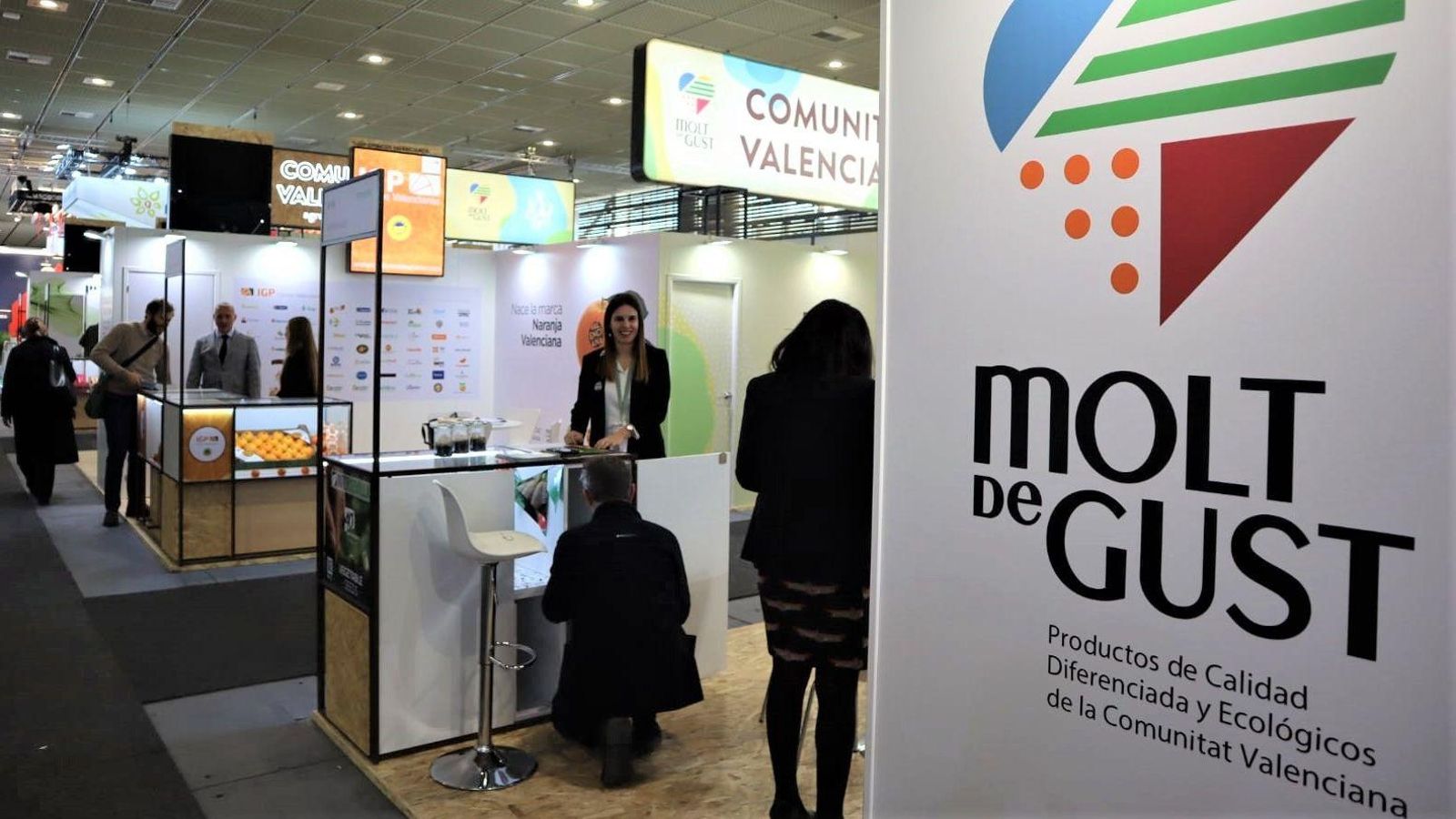 L'espai Molt de gust de la Comunitat Valenciana a la fira Fruit Logístic de Berlín L'espai Molt de gust de la Comunitat Valenciana a la fira Fruit Logístic de Berlín, Alemanya