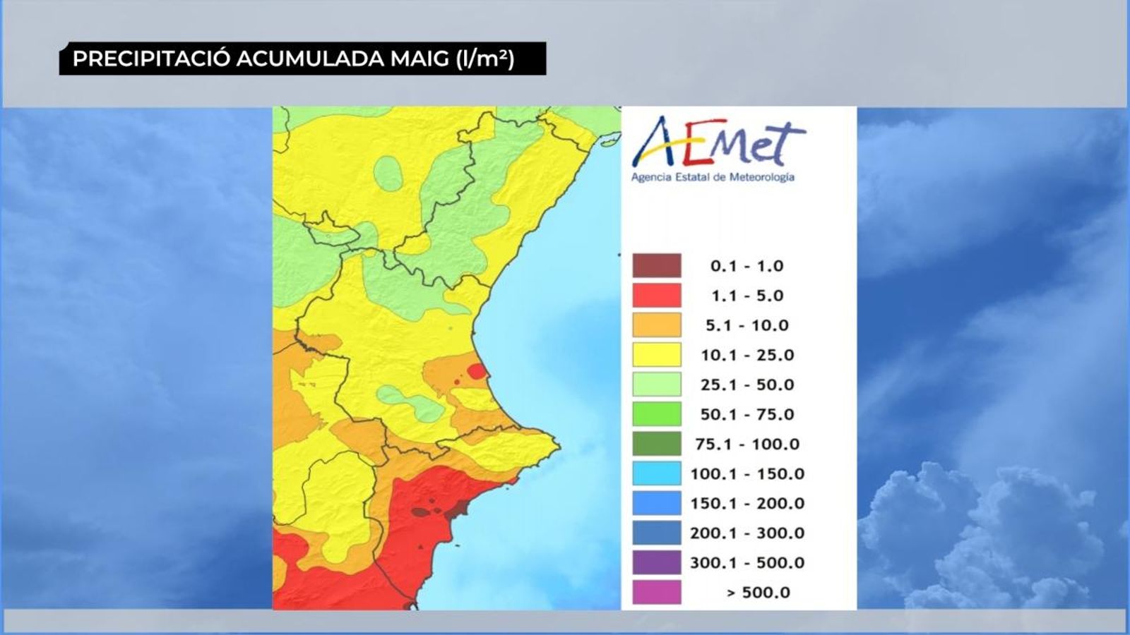 Resum climatològic del mes de maig