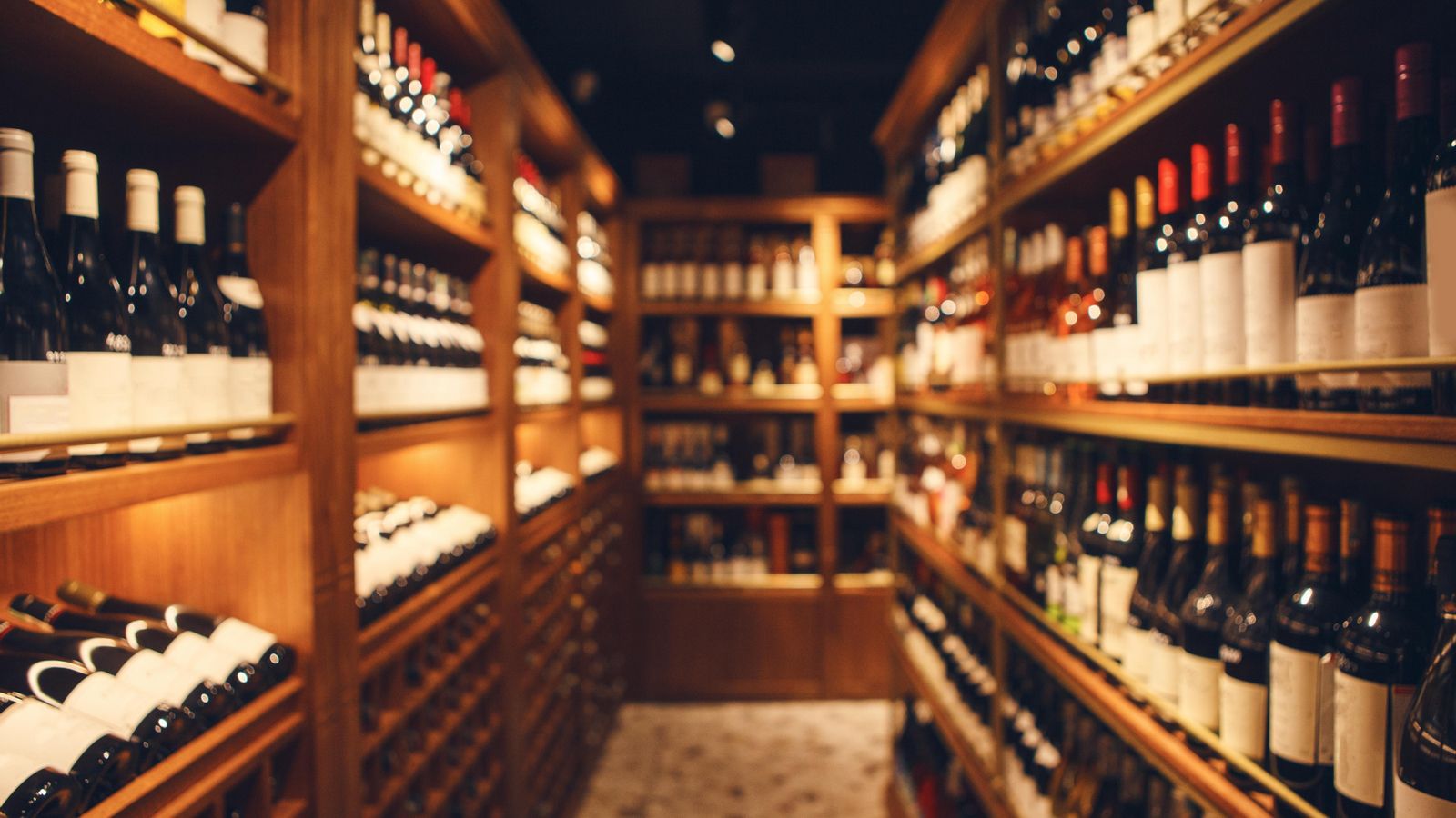 Imatge d'arxiu de l'àrea de venda d'un celler