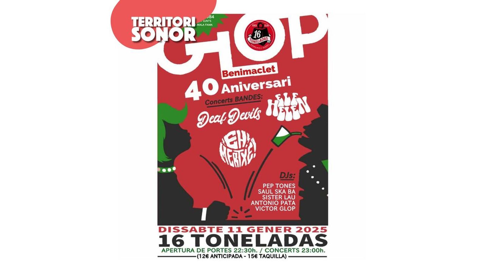 10.01.2025 | El 40é aniversari d’El Glop