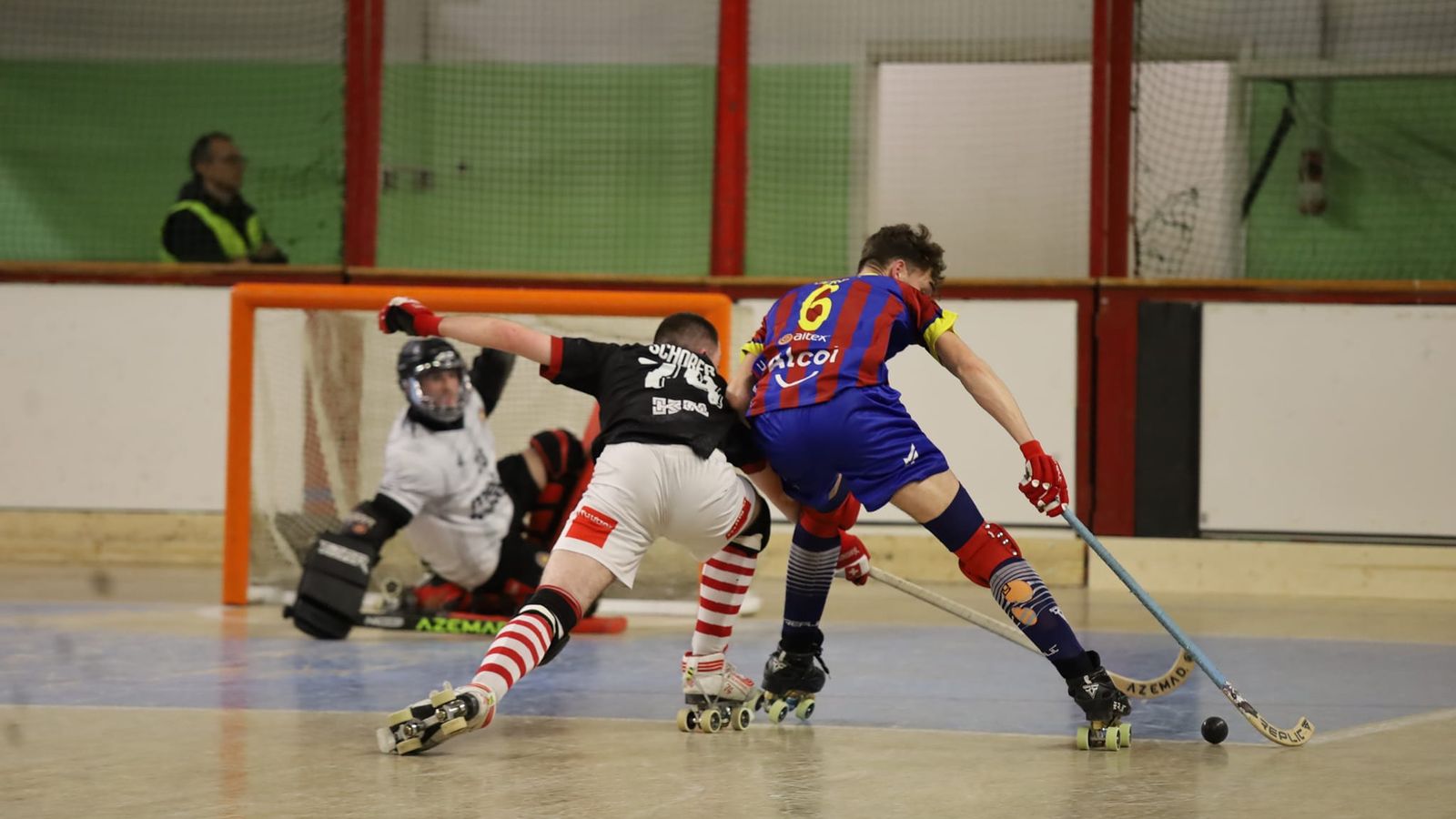 Una acció del partit contra el