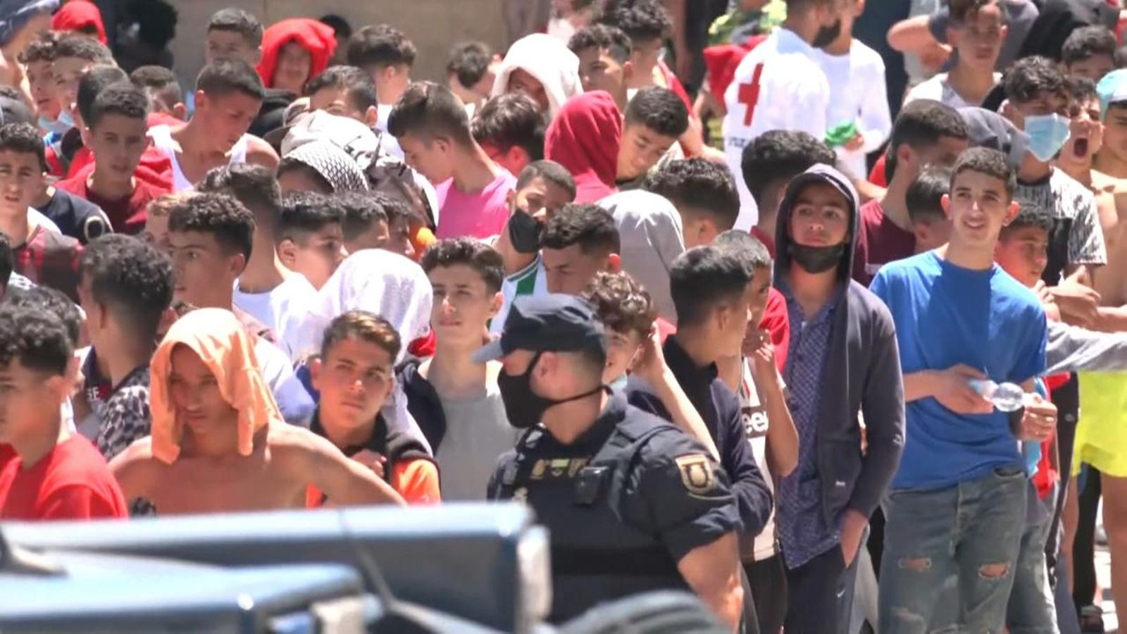 Menors marroquins no acompanyats acollits a Ceuta