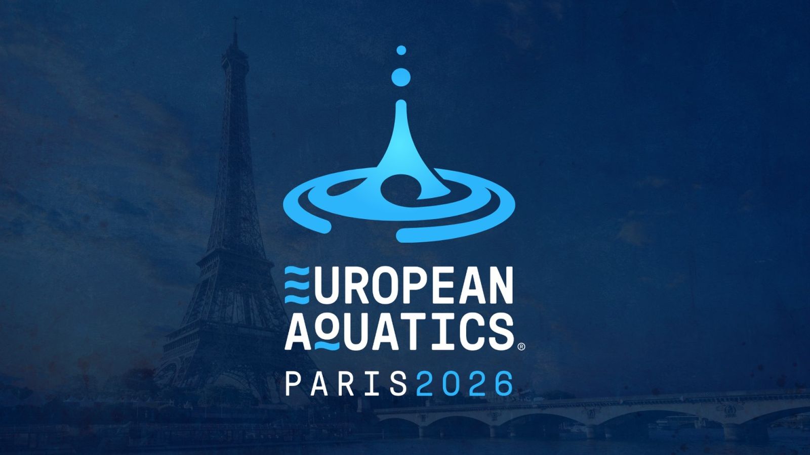 Logo del Campionat Europeu de Natació Paris 2026