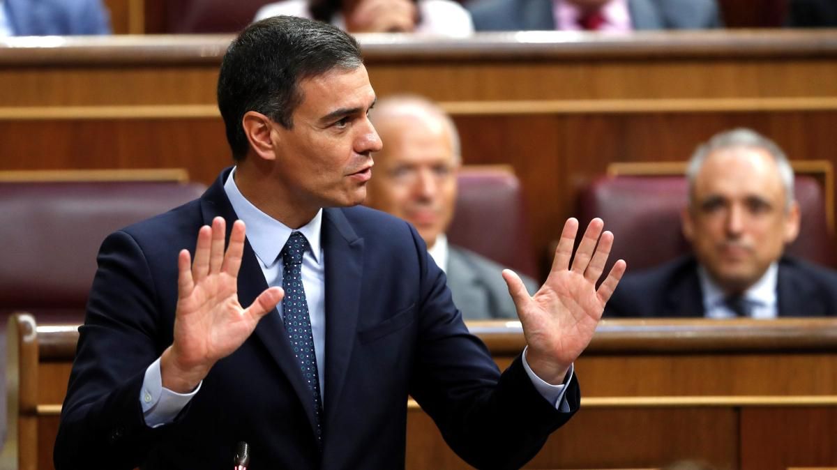Pedro Sánchez en una imatge d'arxiu. Pedro Sánchez en una imatge d'arxiu.