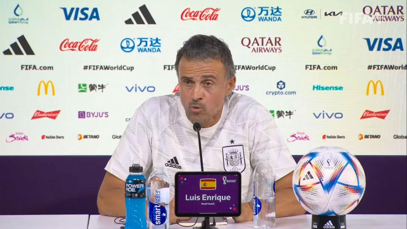 El seleccionador espanyol, Luis Enrique Martínez