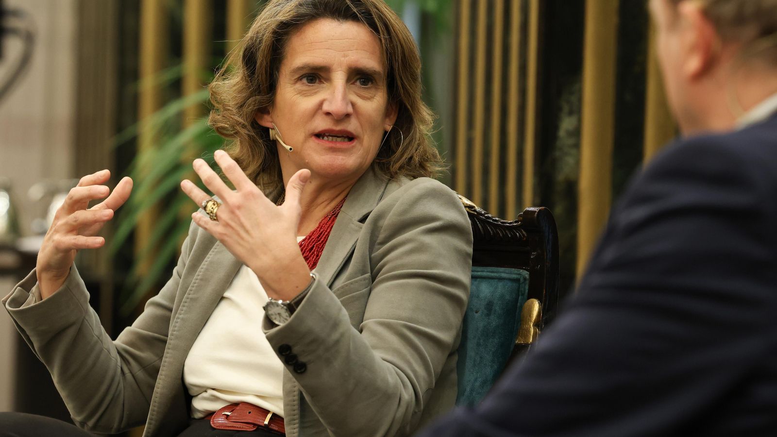 La vicepresidenta tercera i ministra per a la Transició Ecològica i el Repte Demogràfic, Teresa Ribera