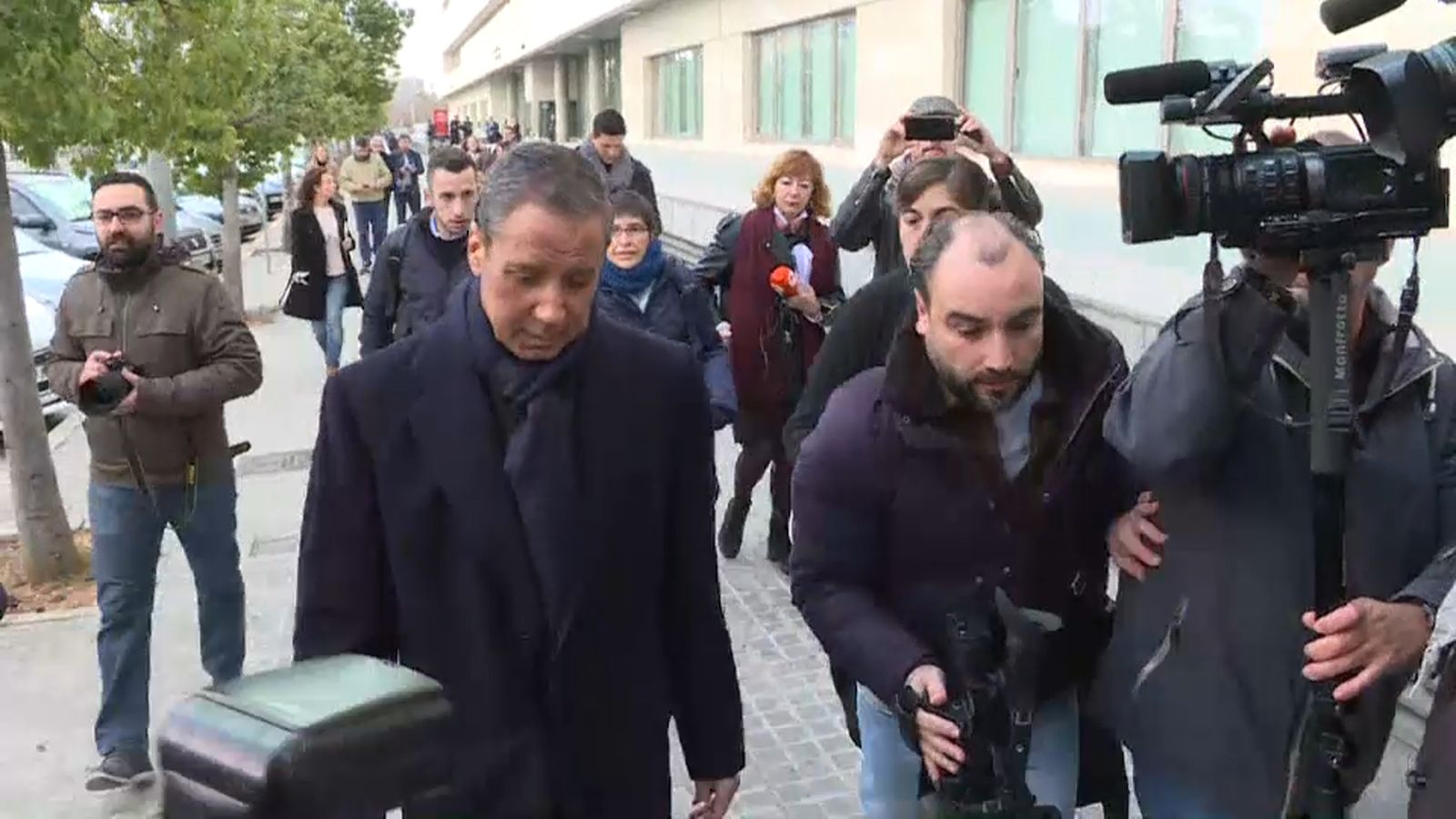 Eduardo Zaplana a la Ciutat de la Justícia de València