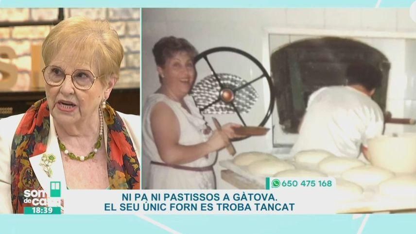 Amparo ha sigut la fornera de Gàtova tota la vida Amparo ha sigut la fornera de Gàtova tota la vida