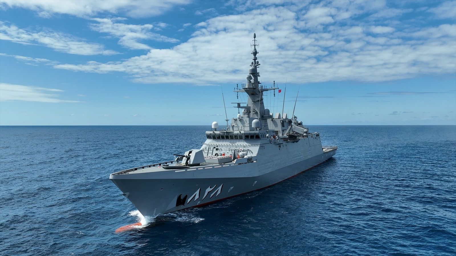 Una de les construccions de Navantia a la costa de Cadis