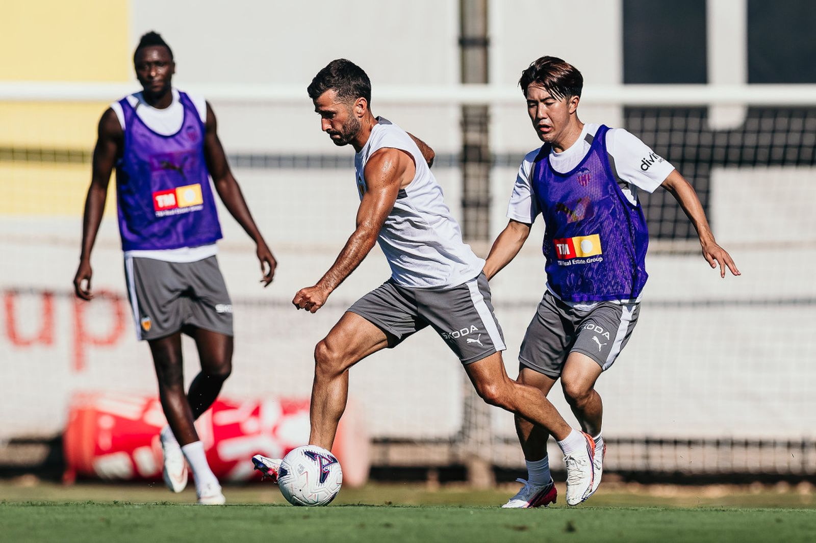 Entrenament del València CF dimarts passat