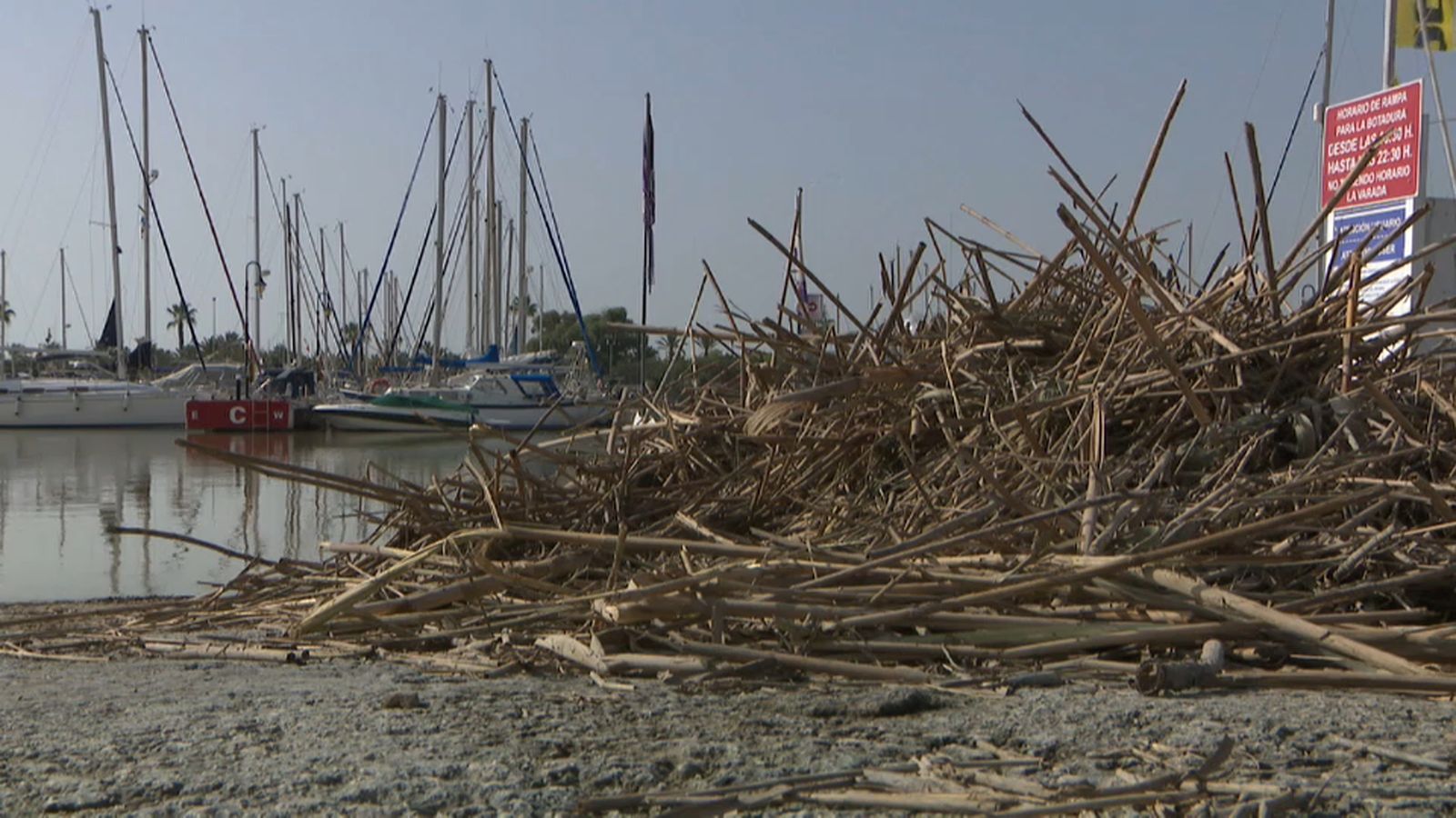 El port de Guardamar, ple de sediments