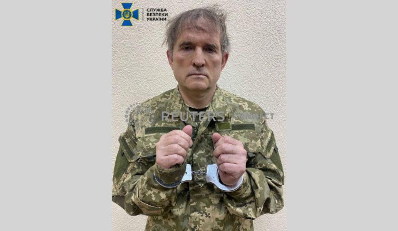 El polític prorús Víktor Medvedtxuk, detingut per les forces ucraïneses