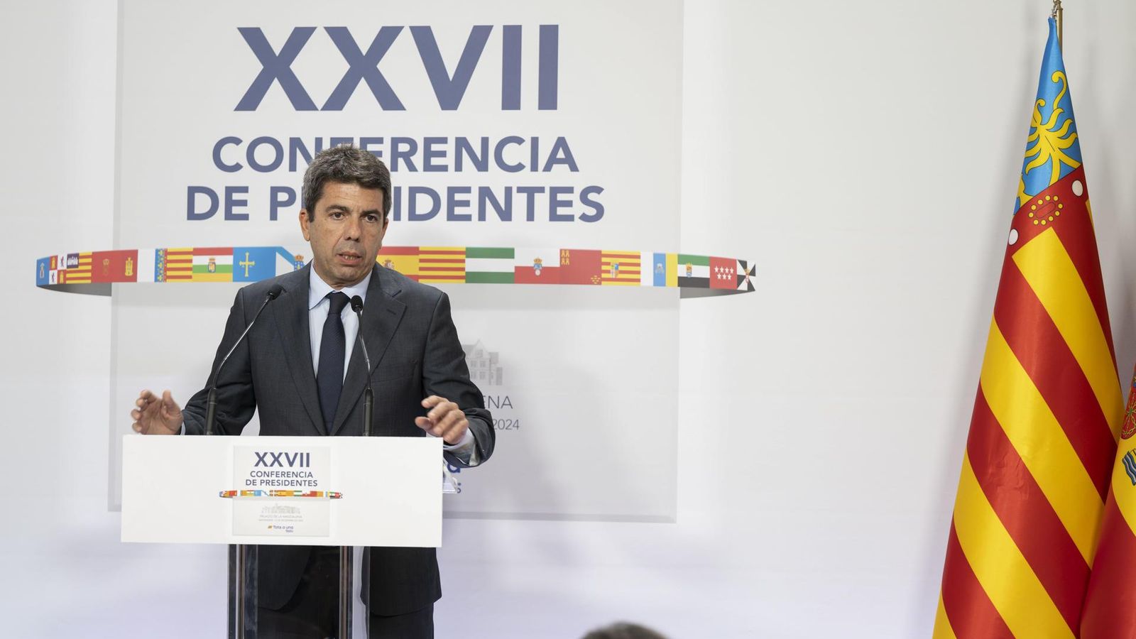 El president de la Generalitat compareix des de Santander en finalitzar la Conferència de Presidents