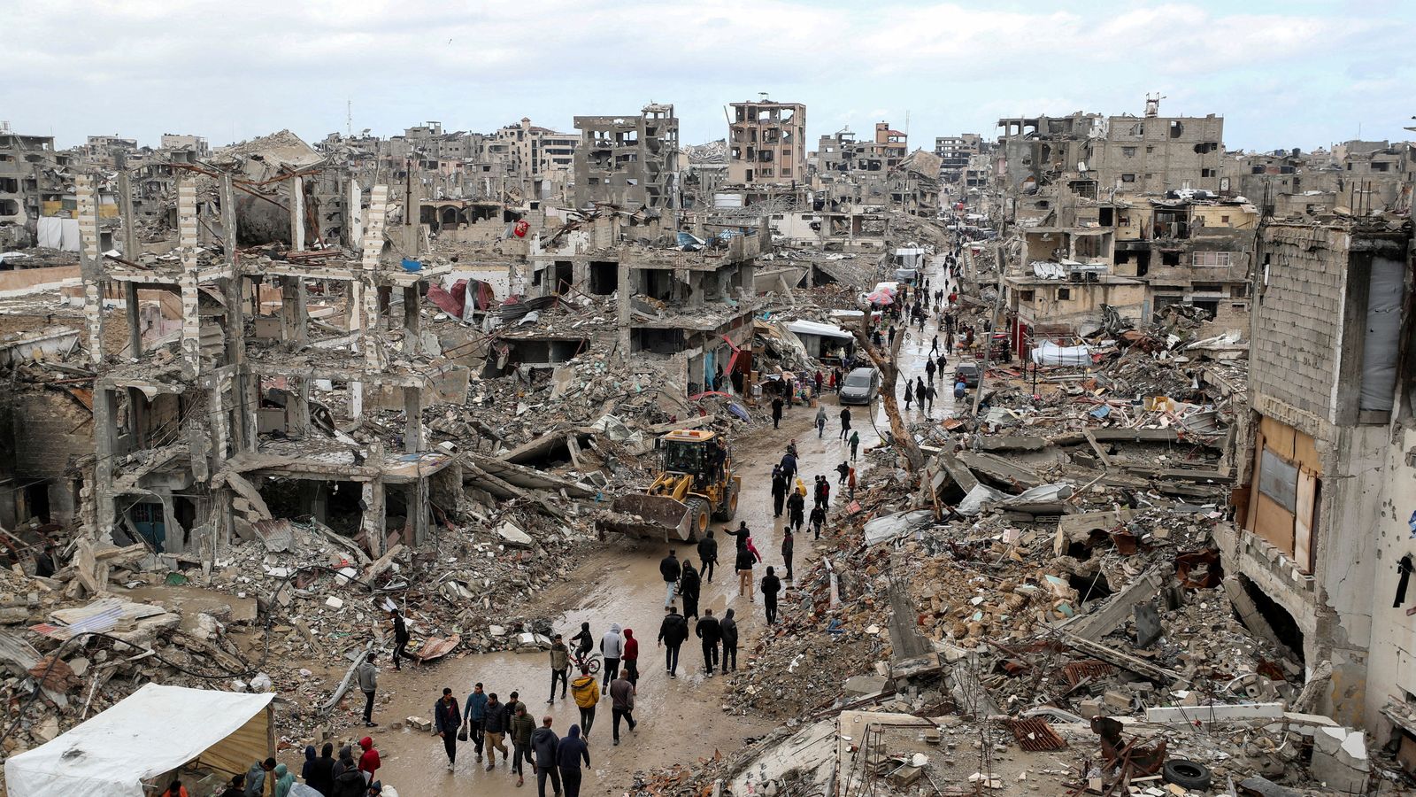 Palestins a la ciutat de Gaza, en una imatge recent