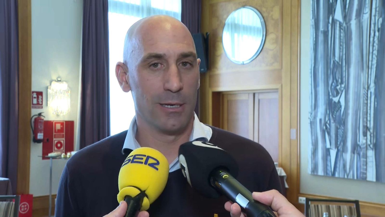 El president de la Federació Espanyola de Futbol, Luis Rubiales