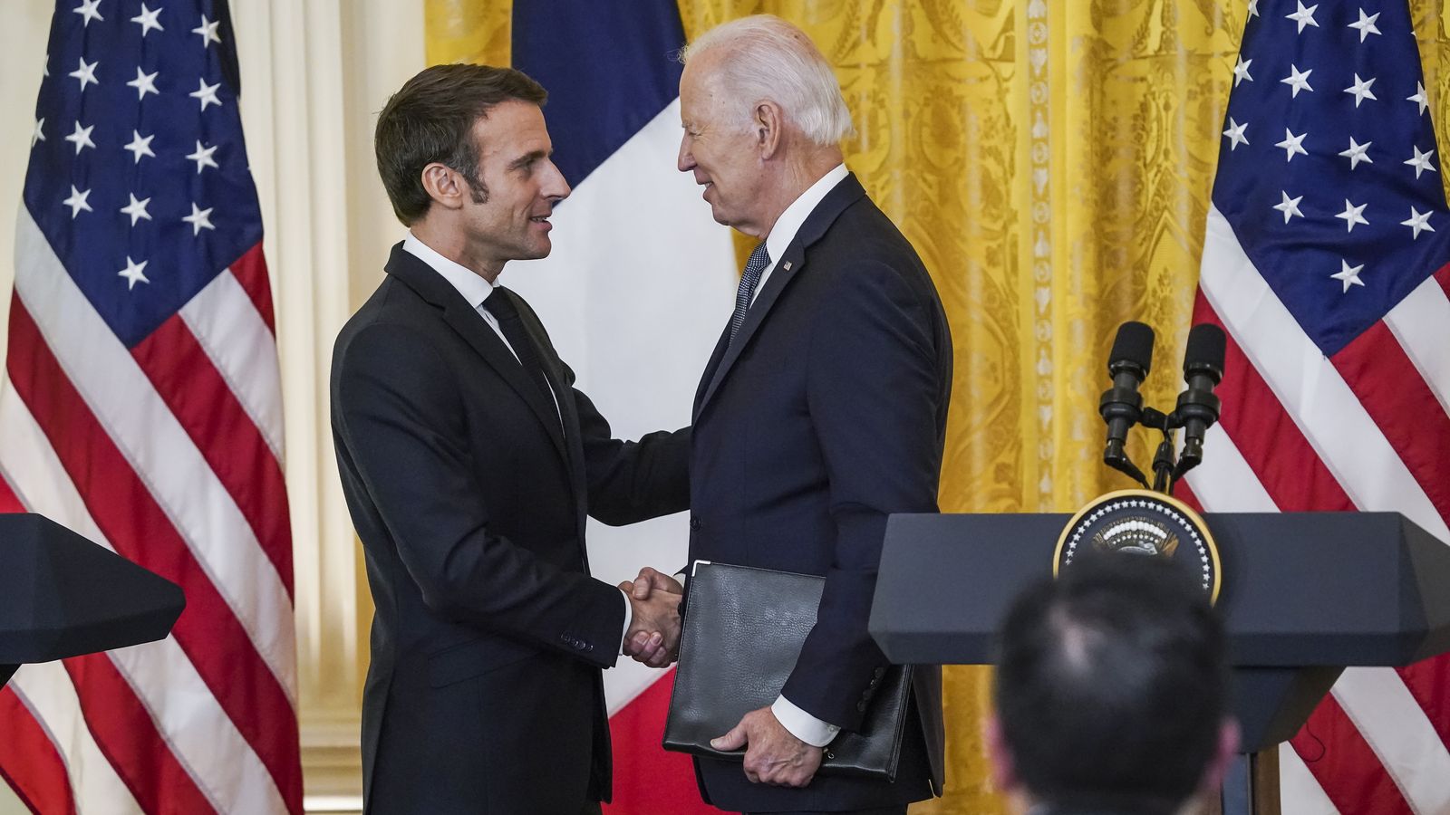Macron visita la Casa Blanca i es reuneix amb Joe Biden