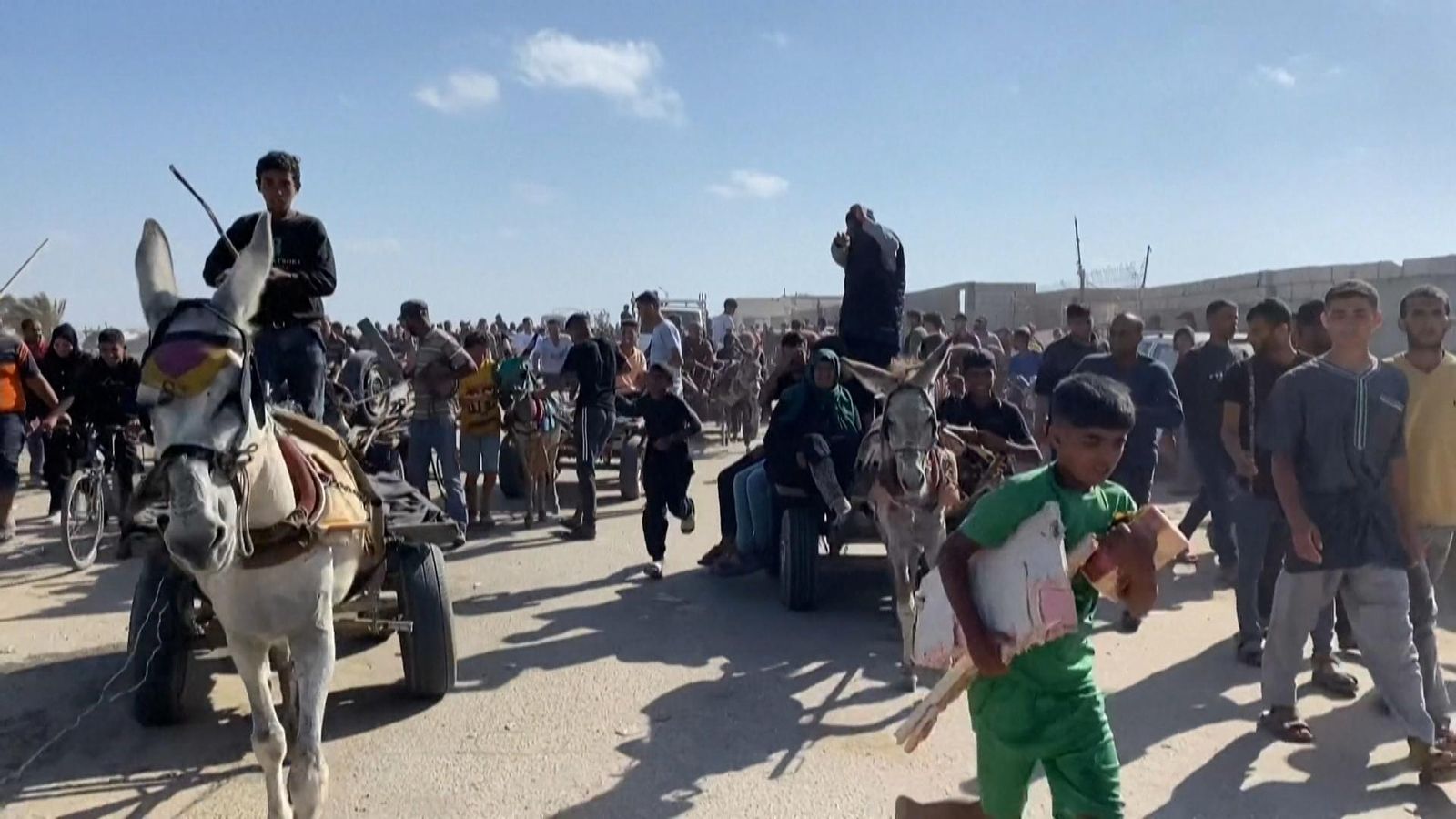 Caos en el repartiment d'ajuda humanitària a Gaza