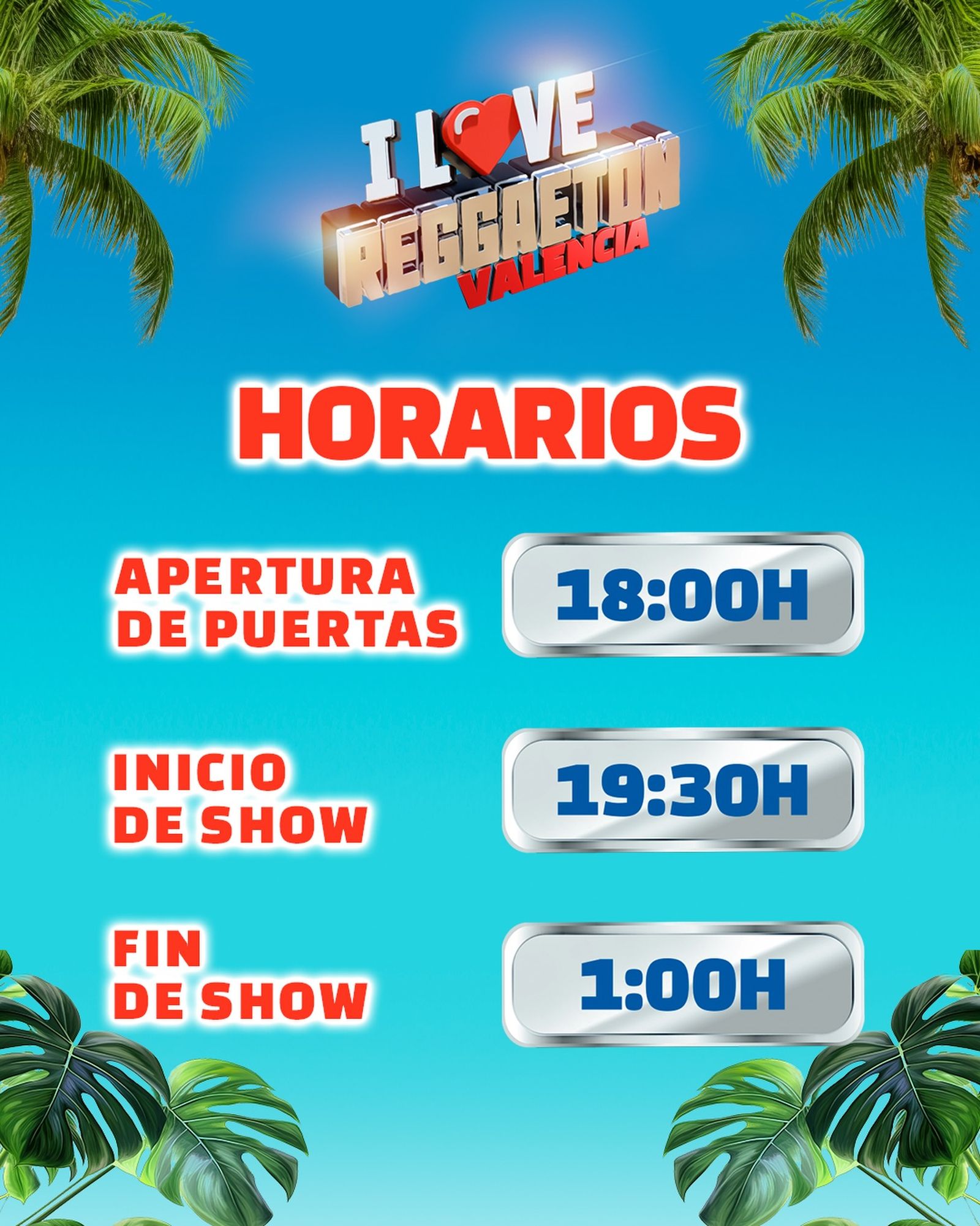 Horaris del festival