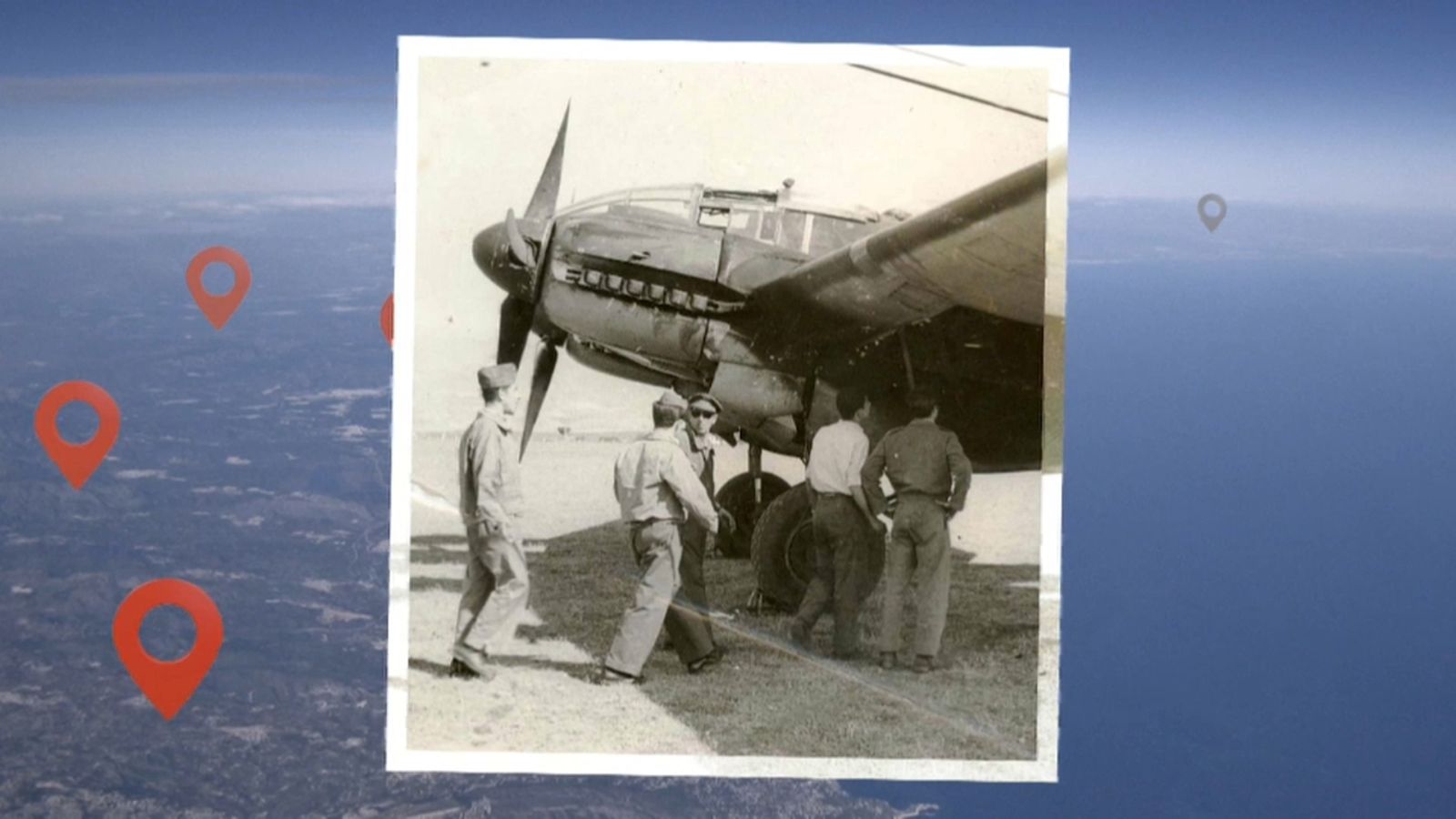 L\'aterratge de l\'avió dels nazis
