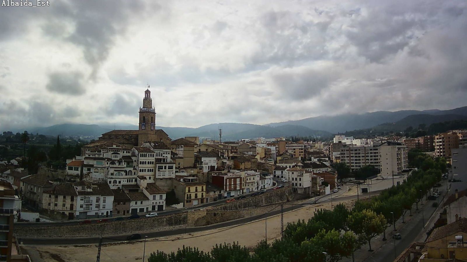 Panoràmica d'Albaida, este dimarts