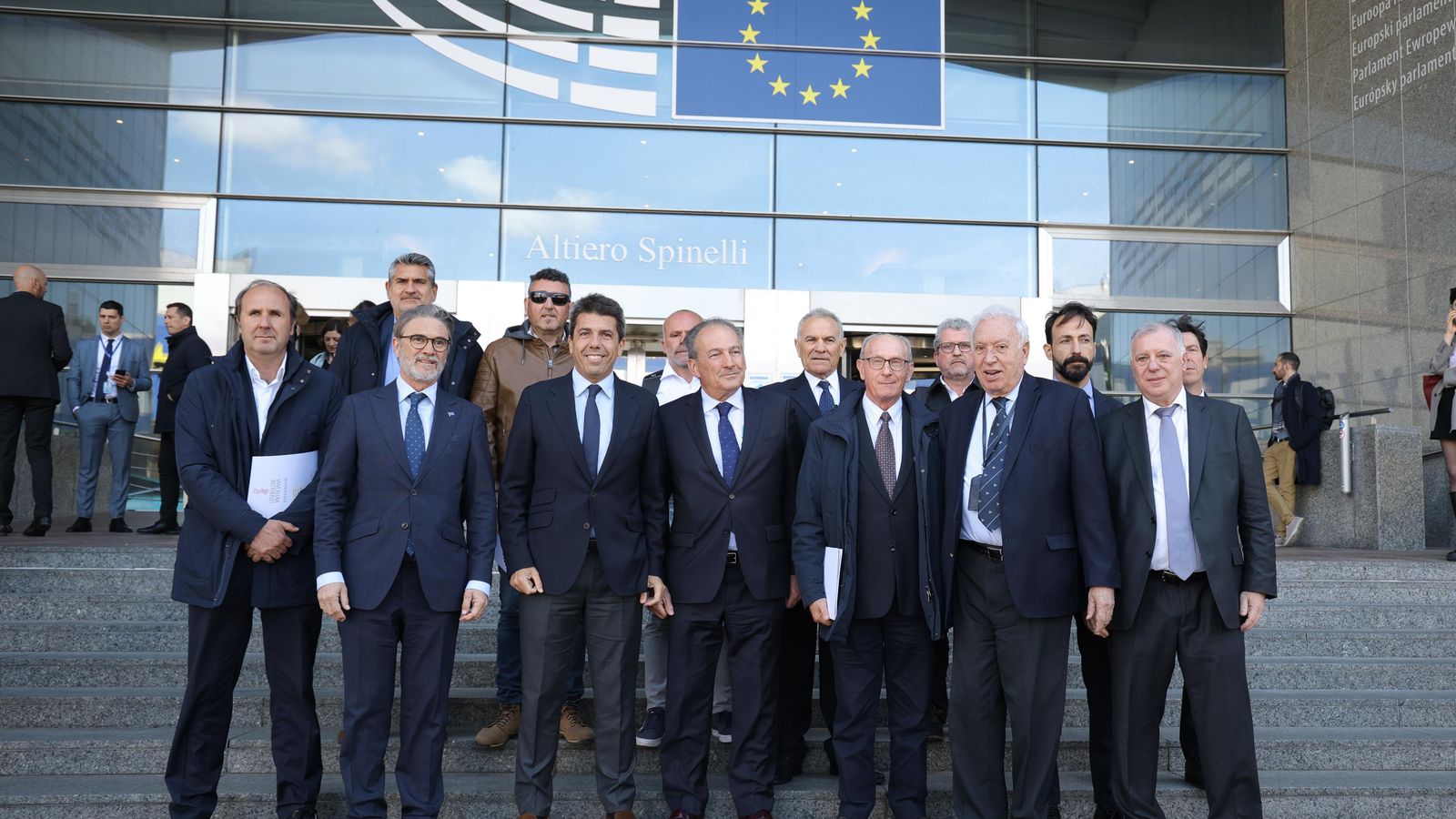 Mazón en la seua visita institucional a Brussel·les