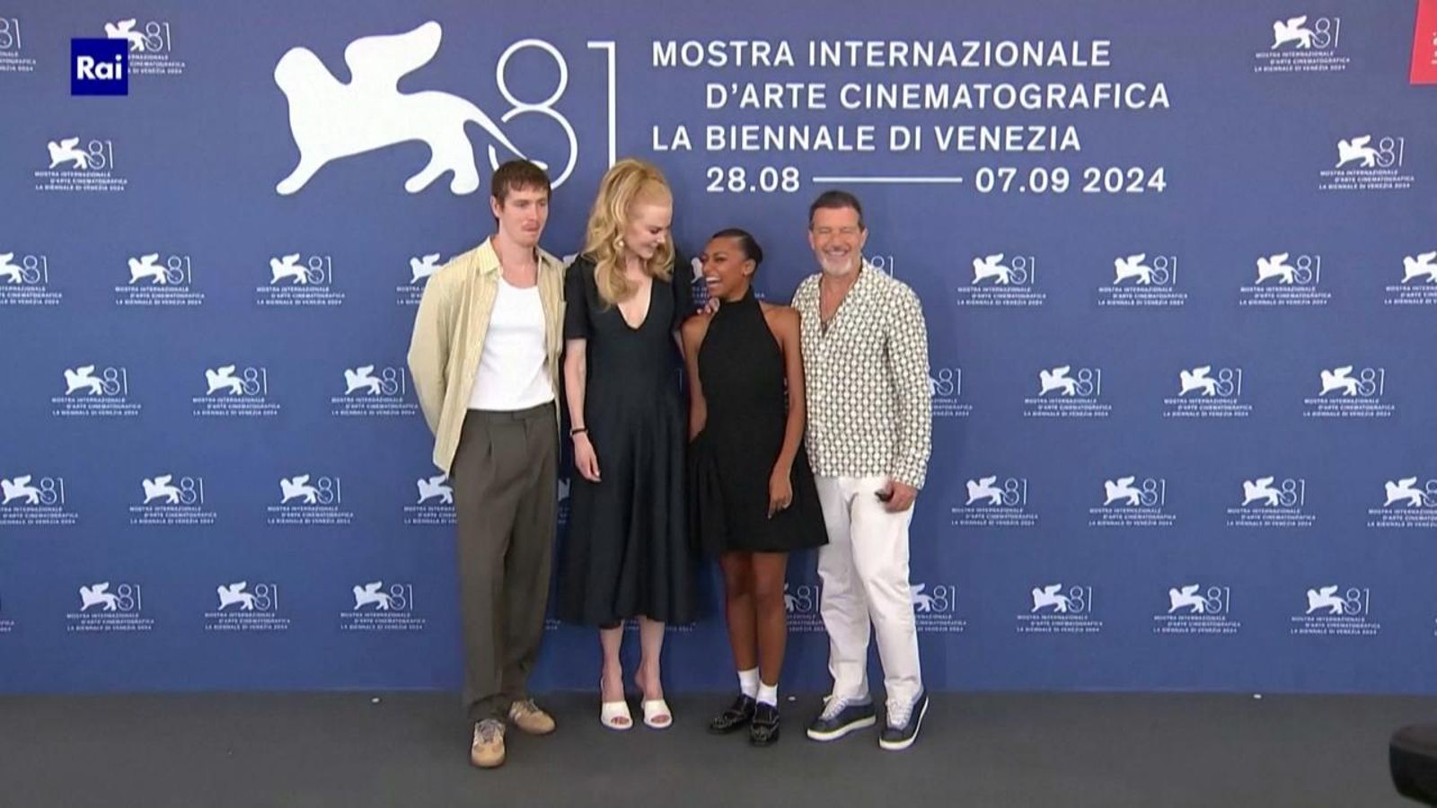 Antonio Banderas i Nicole Kidman en la tercera jornada de la Mostra de Venècia