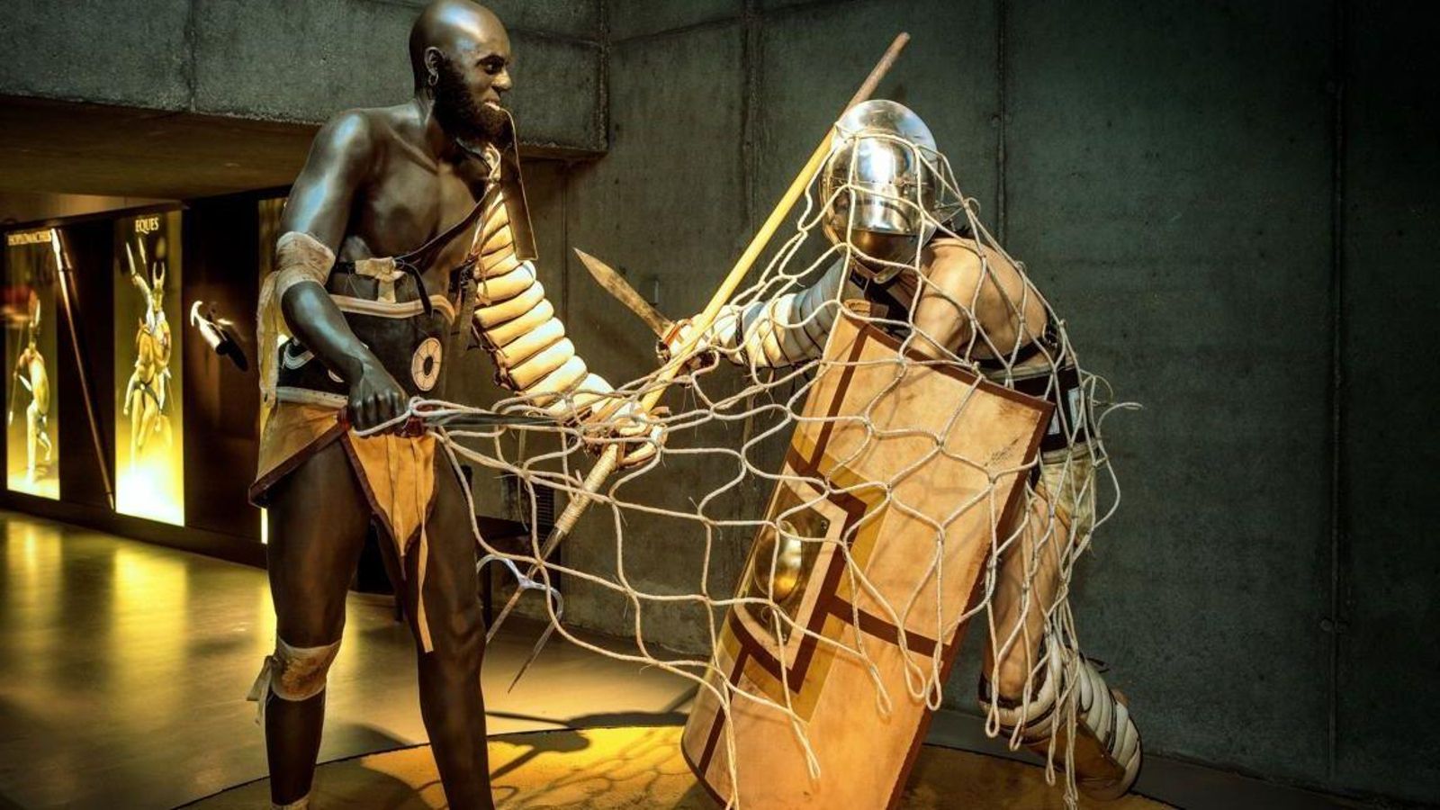 Algunes de les peces que es podran veure en la mostra sobre els gladiadors