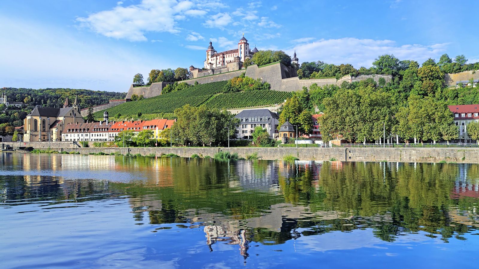 El fort de Marienberg, un dels monuments més icònics de la ciutat de Würzburg