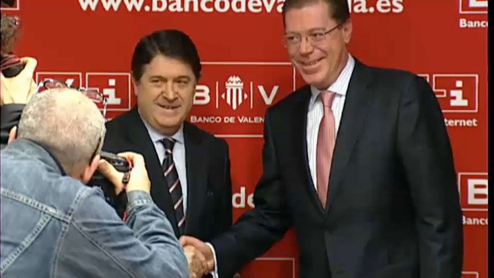 José Luis Olivas i Domingo Parra, en una imatge d'arxiu