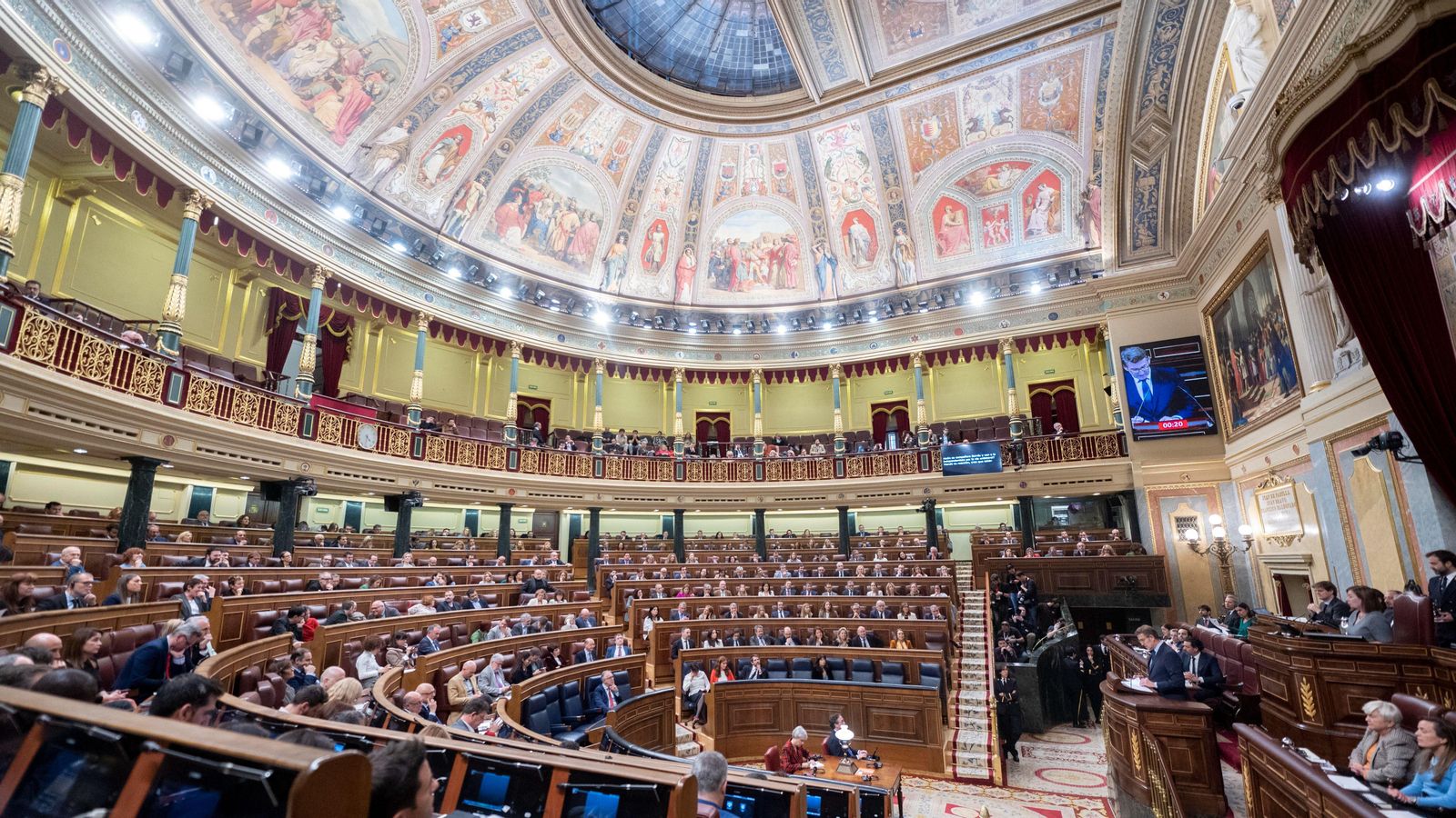 Ple d'aquesta setmana en què es va debatre la llei d'amnistia, que finalment no va reunir els suports necessaris per a eixir endavant