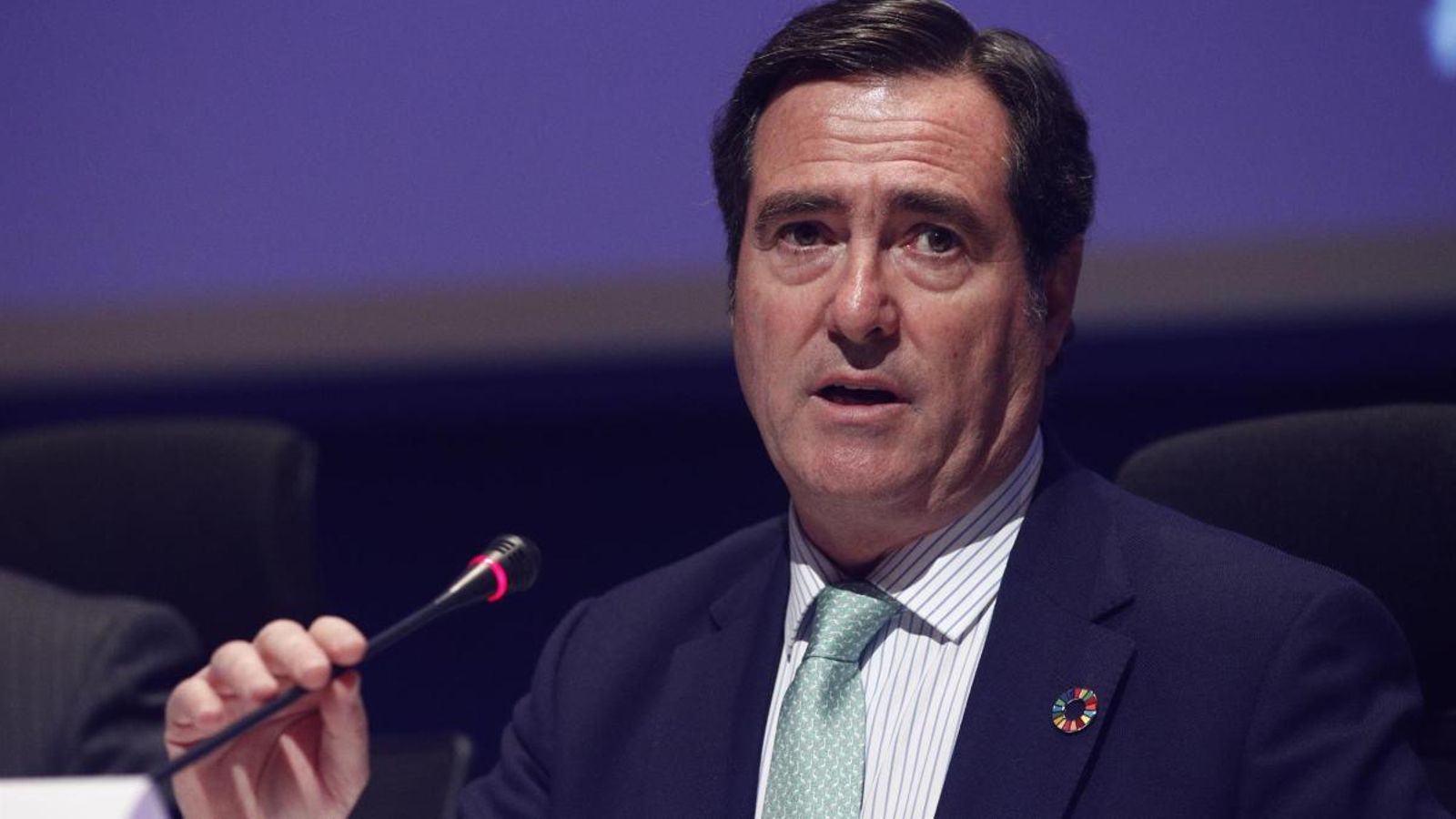 El president de la CEOE, Antonio Garamendi