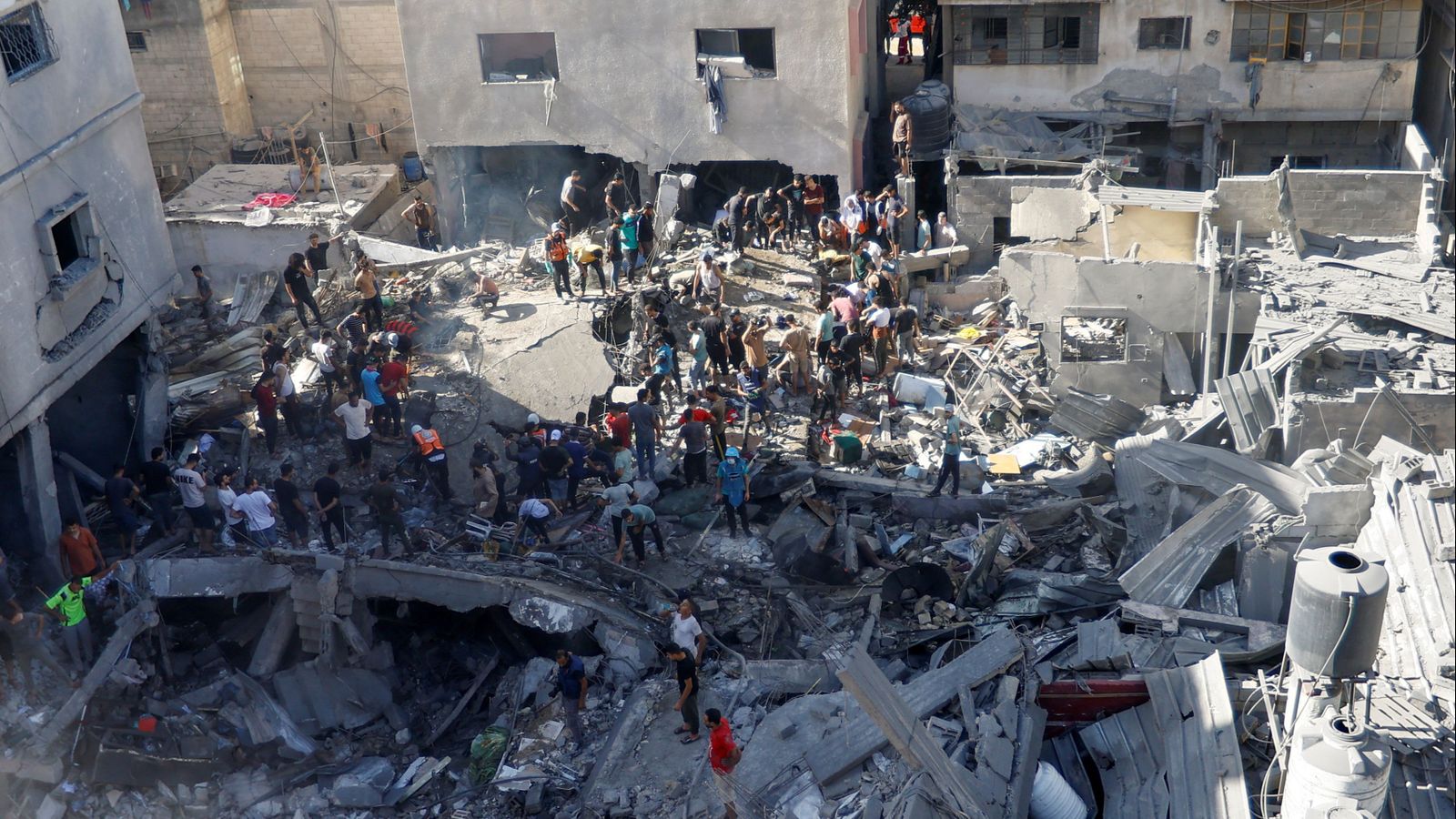 Atac d'Israel contra unes vivendes a la franja de Gaza