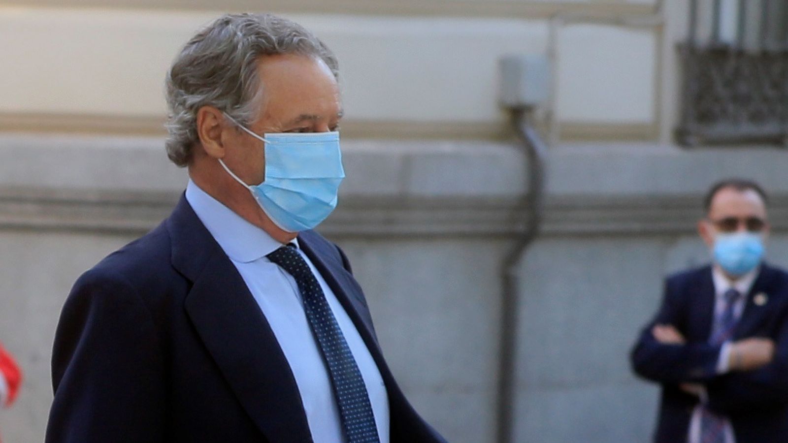 Ignacio López del Hierro a la seua arribada a l'Audiència Nacional aquest dimecres