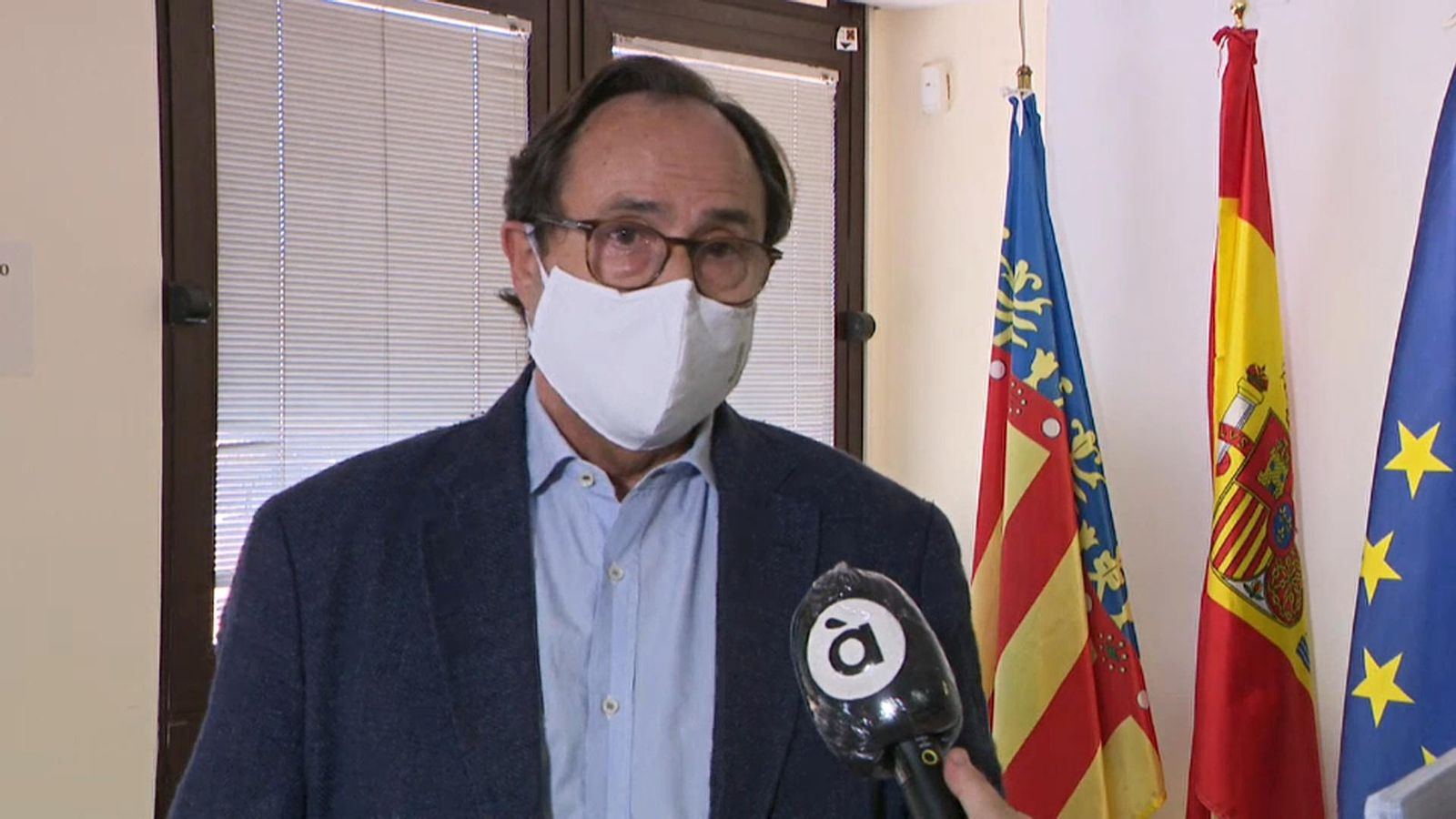 El Conseller d'Hisenda, Vicent Soler