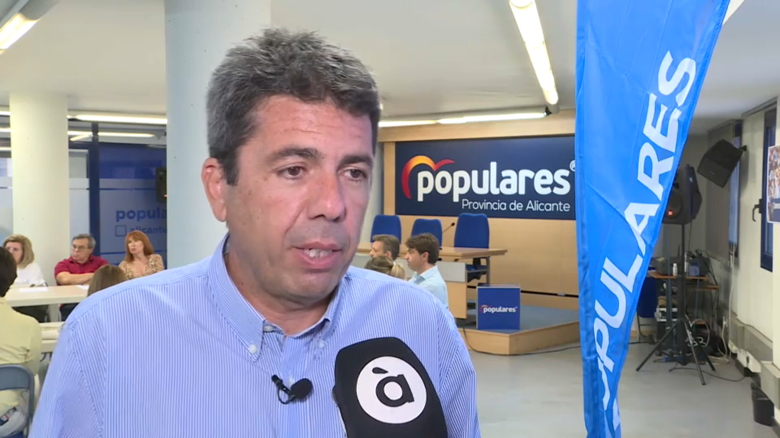 El president del PPCV, Carlos Mazón, aquest dissabte a Alacant
