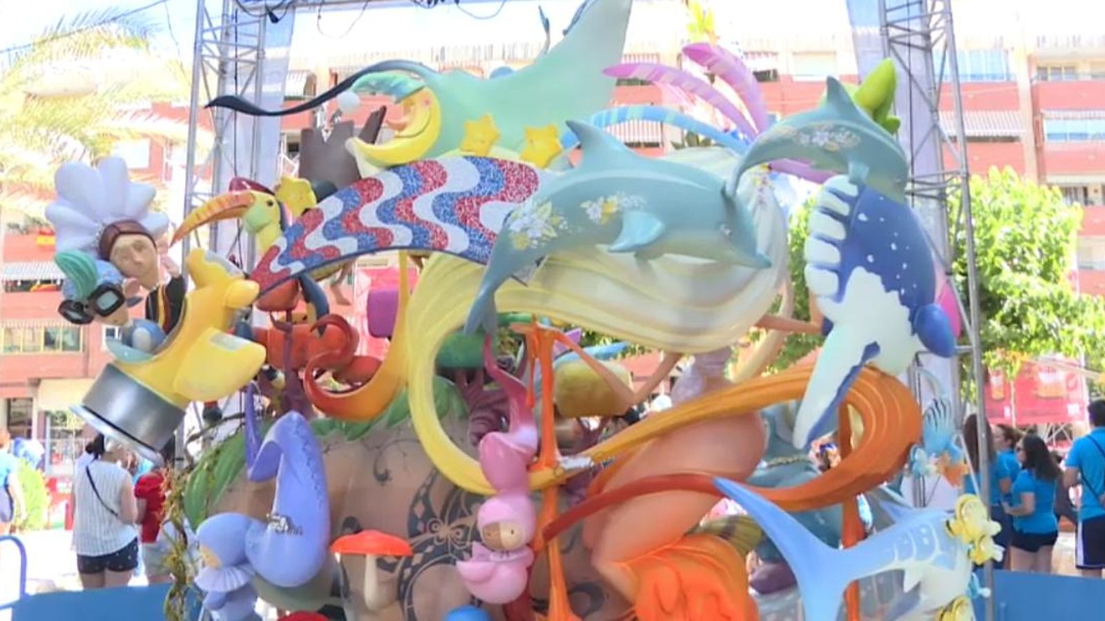 La foguera infantil Florida-Portatge, guanyadora del primer premi de categoria especial.