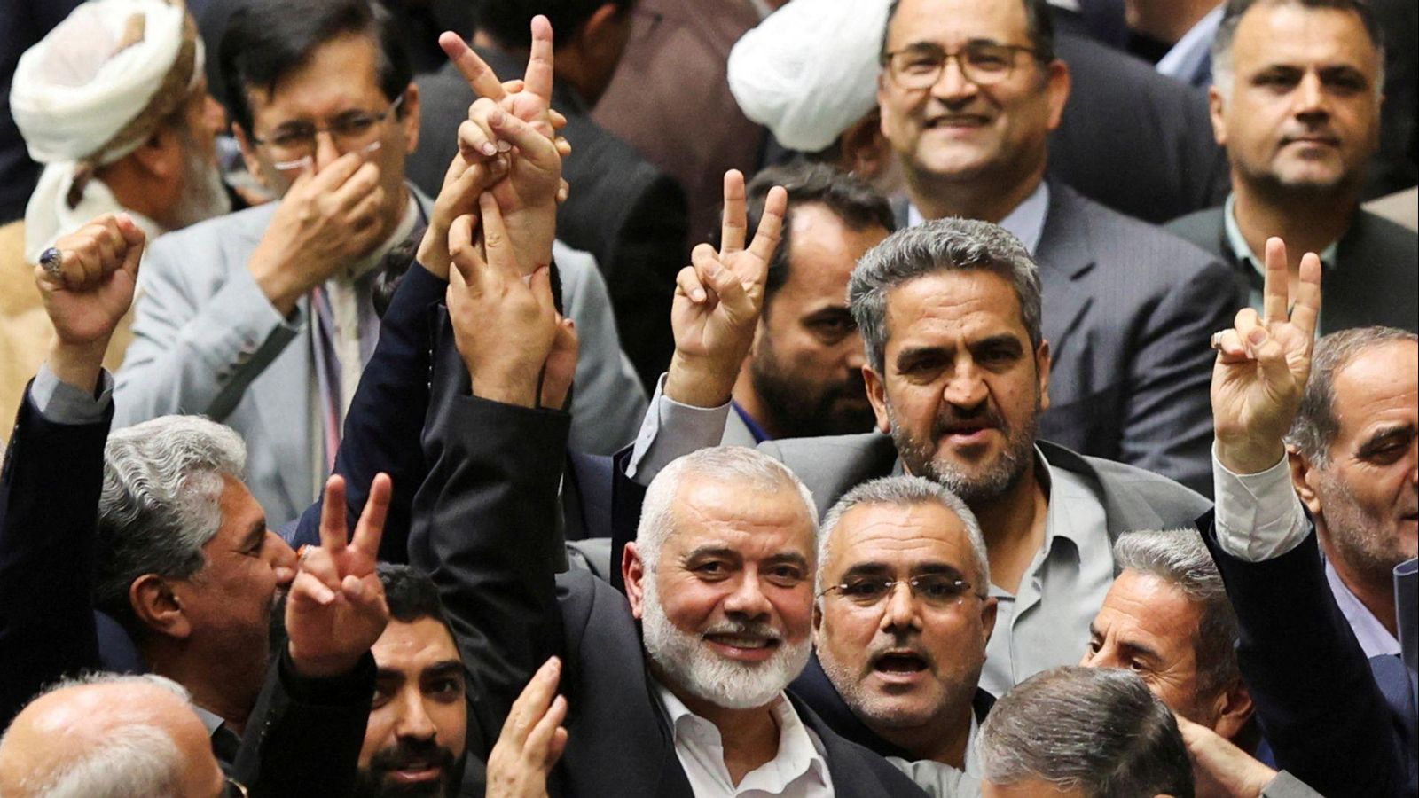 El líder de Hamàs Ismail Haniyeh, en imatges d'arxiu