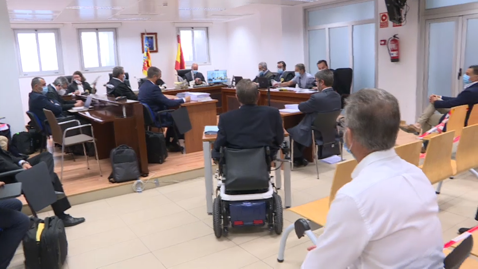 Imatge de la tercera sessió del juí de la peça separada del cas Brugal