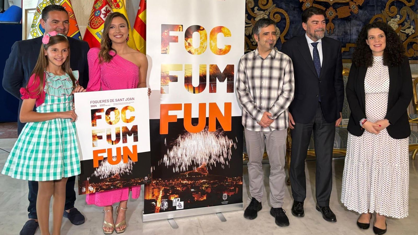 Presentació del cartell de les Fogueres d'enguany