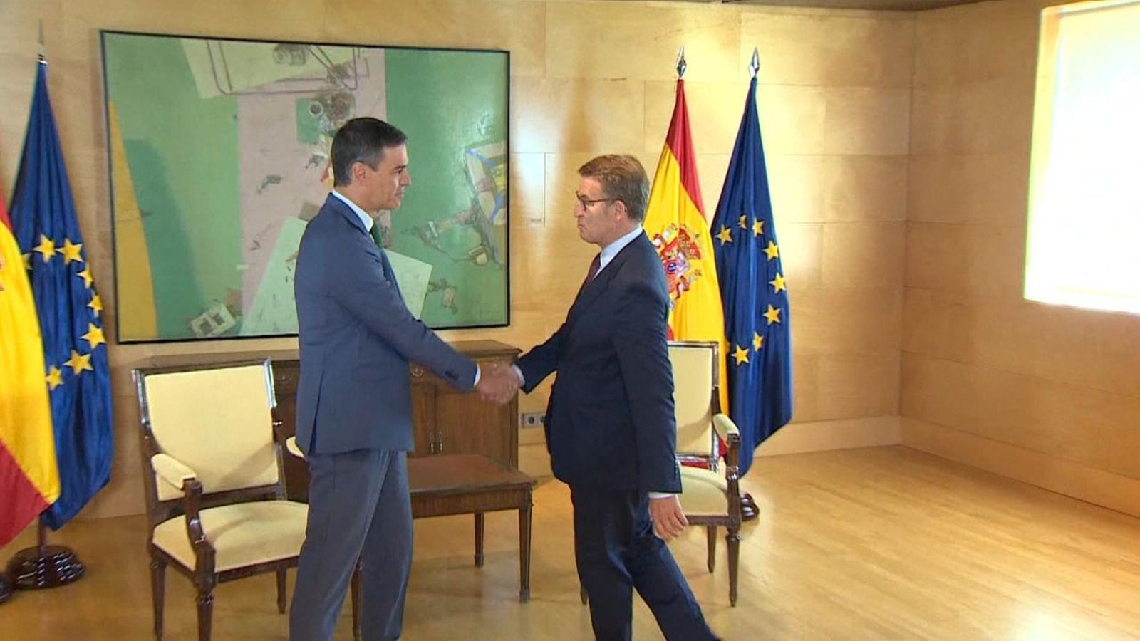 Pedro Sánchez vol abordar el finançament autonòmic en la reunió amb Feijóo