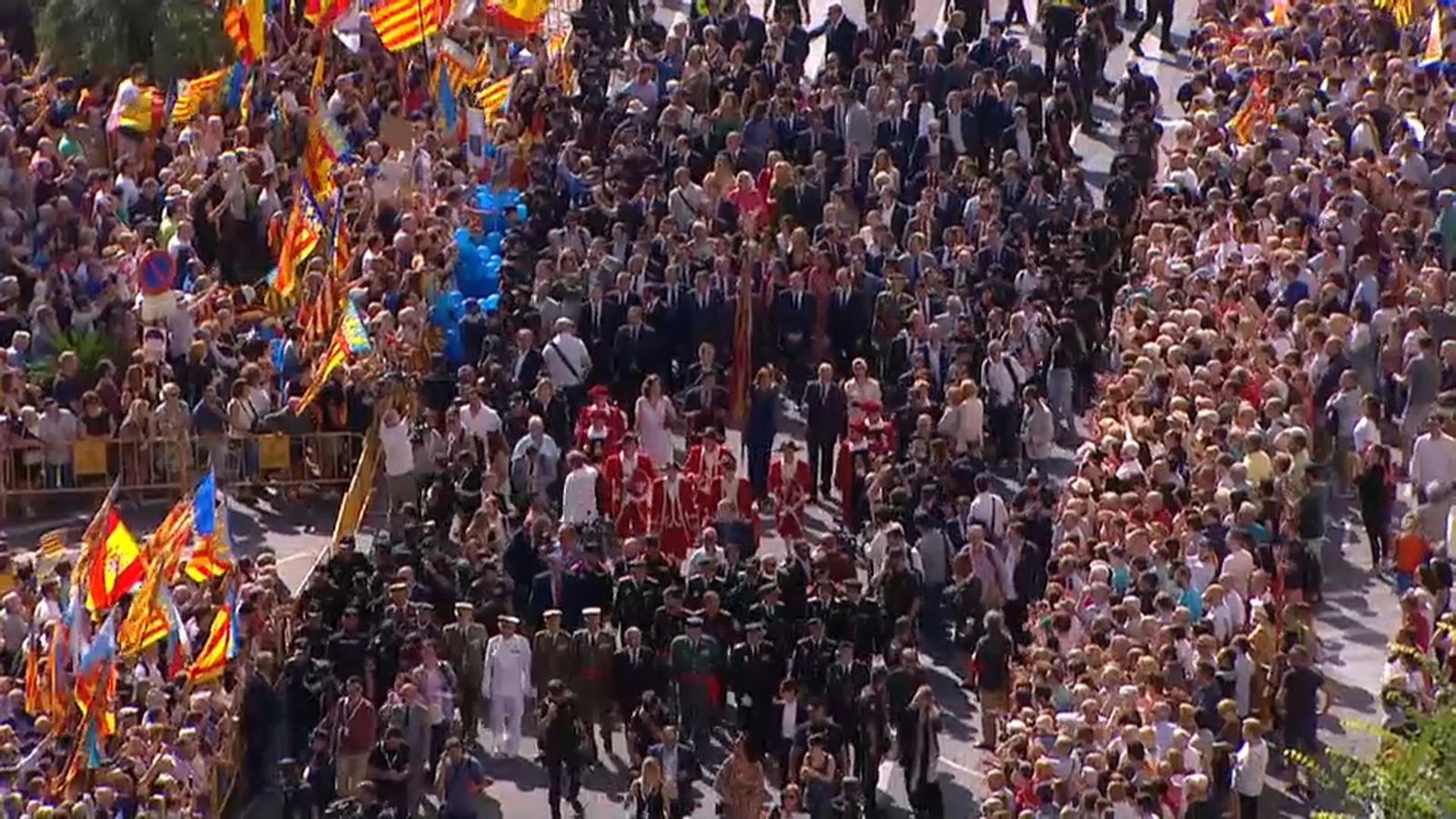 Imatge d'arxiu de la manifestació del Nou d'Octubre