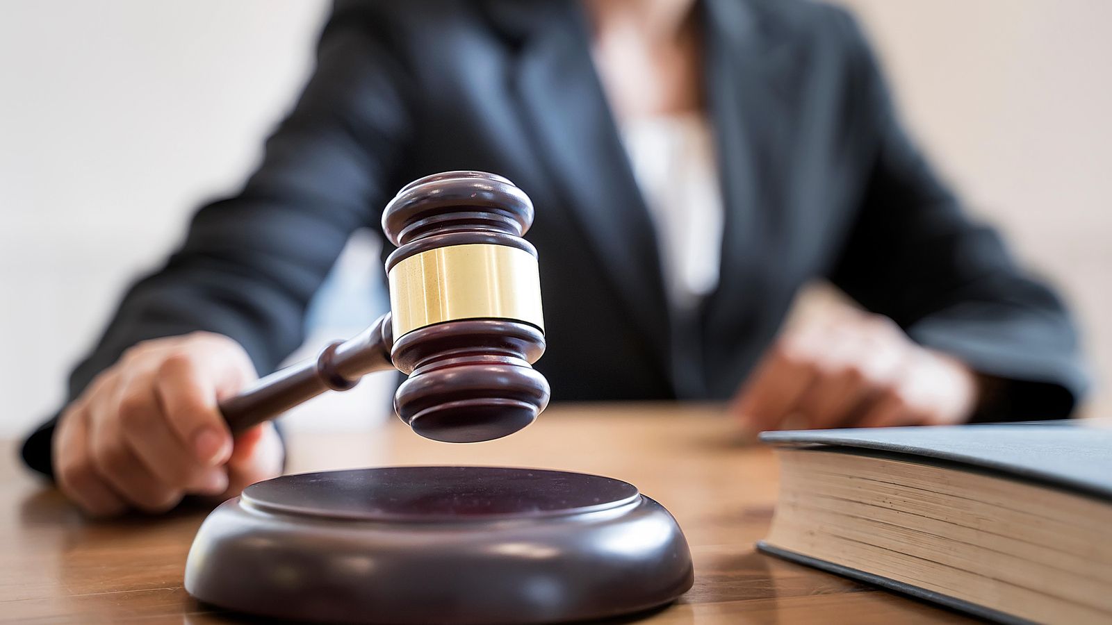 Una jutgessa a la sala del tribunal en una imatge d'arxiu.
